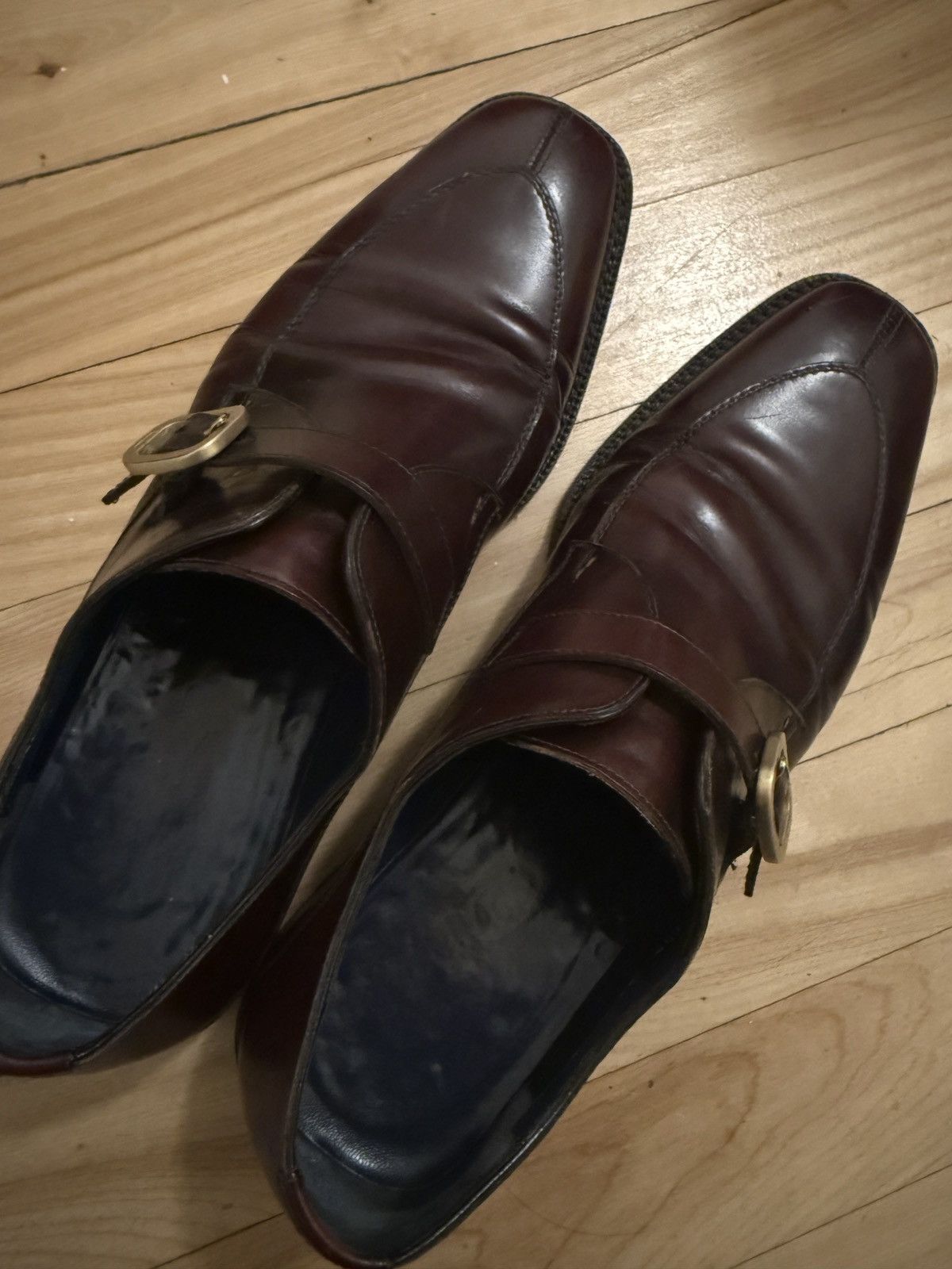 Salvatore Ferragamo Salvatore Ferragamo Single Monk Shoe Size US 9 / EU 42 - 3 Thumbnail