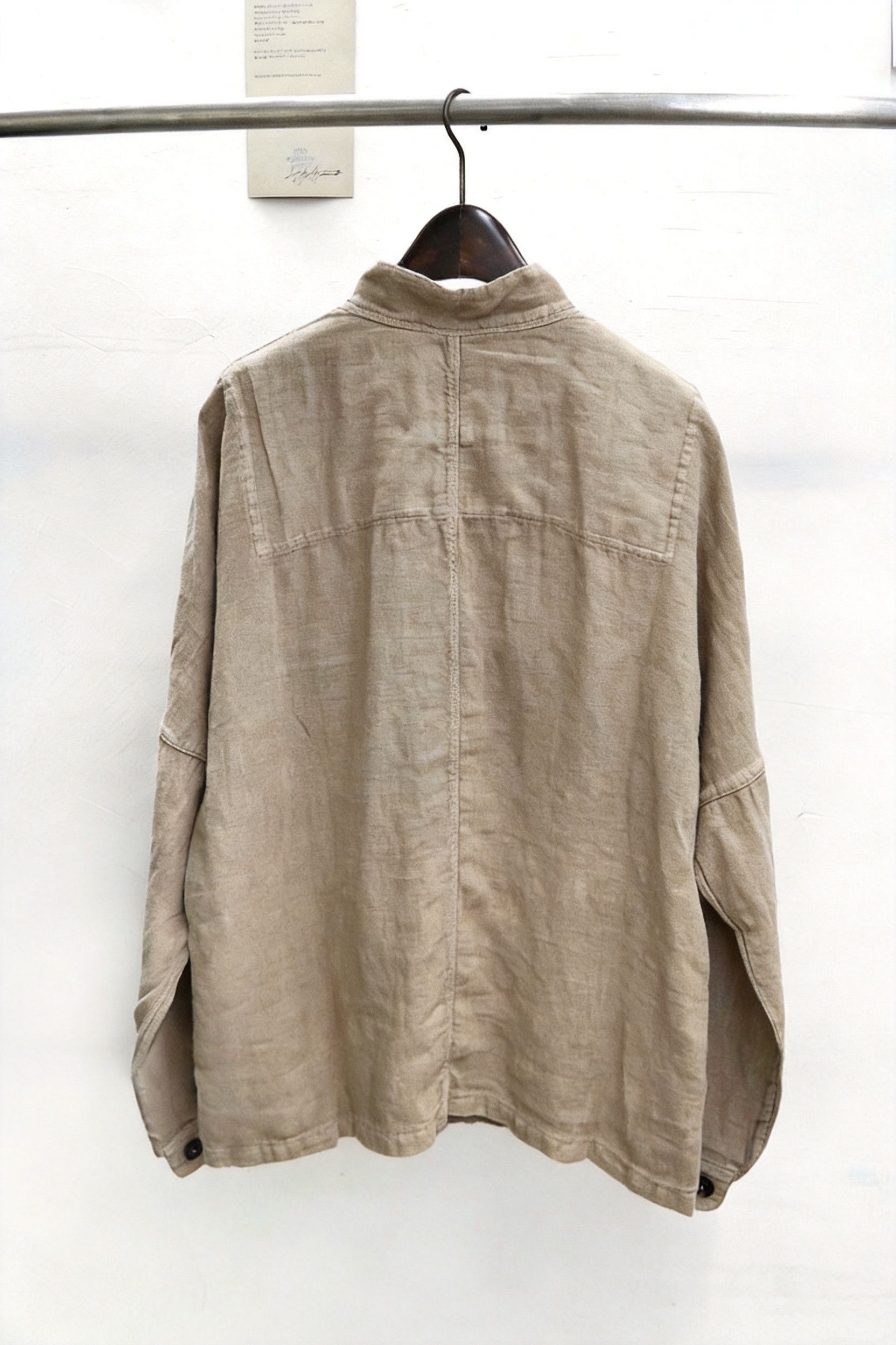 Bleu De Cocagne Linen Pocket Coat/ in Brown, Men's (Size M) — image 5 of 6