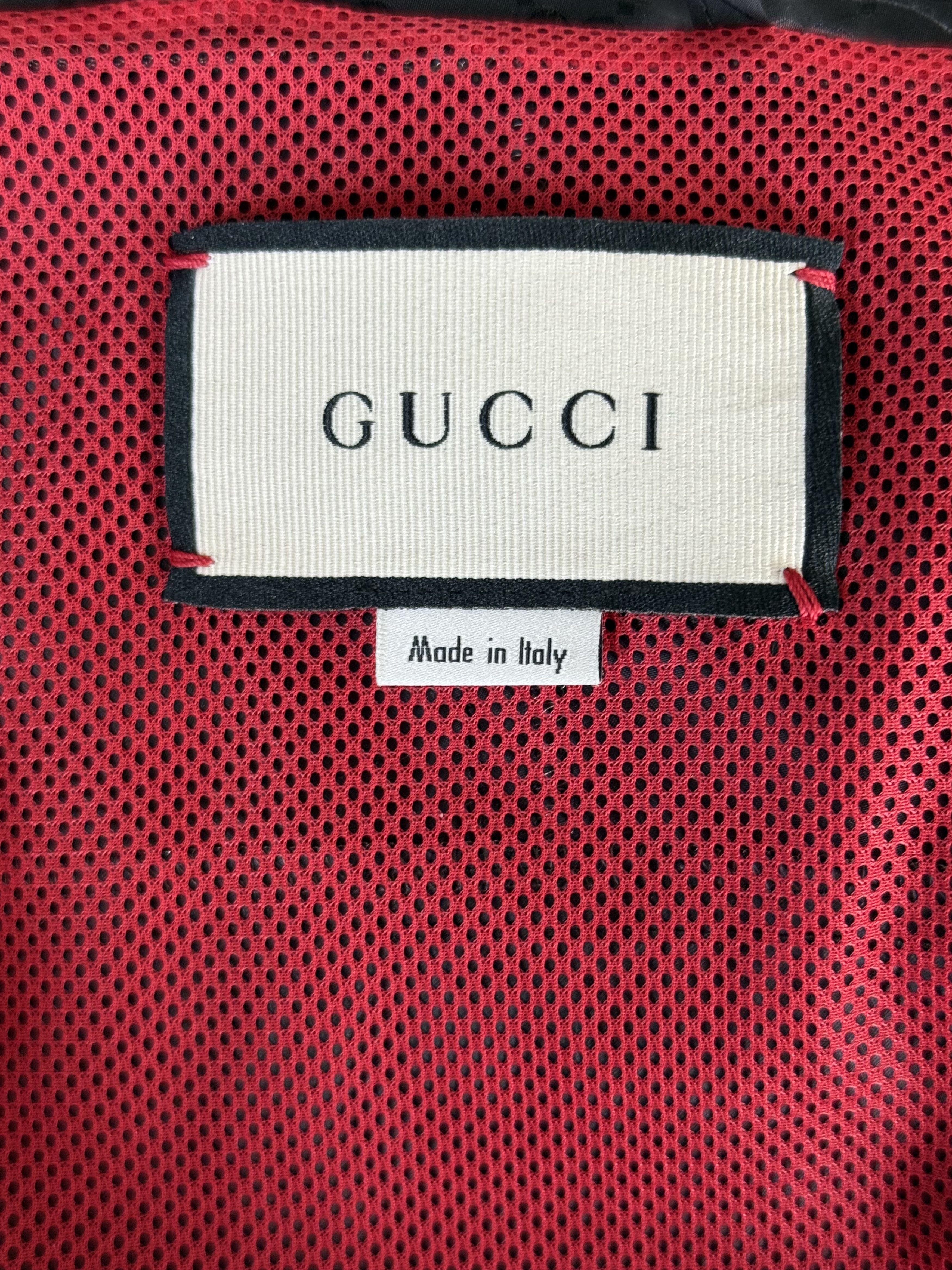 Gucci Gucci Black & Multicolor GG Monogram Striped Windbreaker Size US XXL / EU 58 / 5 - 3 Thumbnail