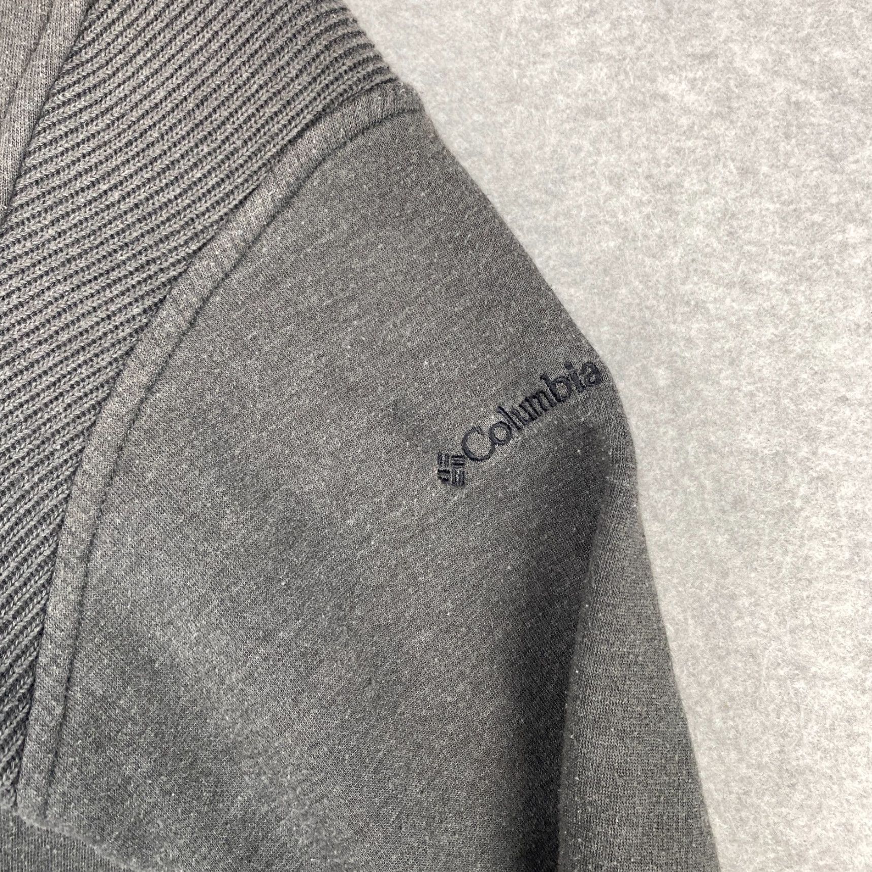 Vintage Columbia Sweater Womens Large L Gray Full Zip Knit High Neck Size L / US 10 / IT 46 - 5 Thumbnail