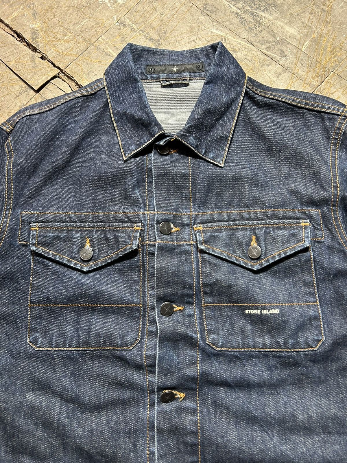Stone Island Stone Island Denim Jacket Size US M / EU 48-50 / 2 - 2 Thumbnail