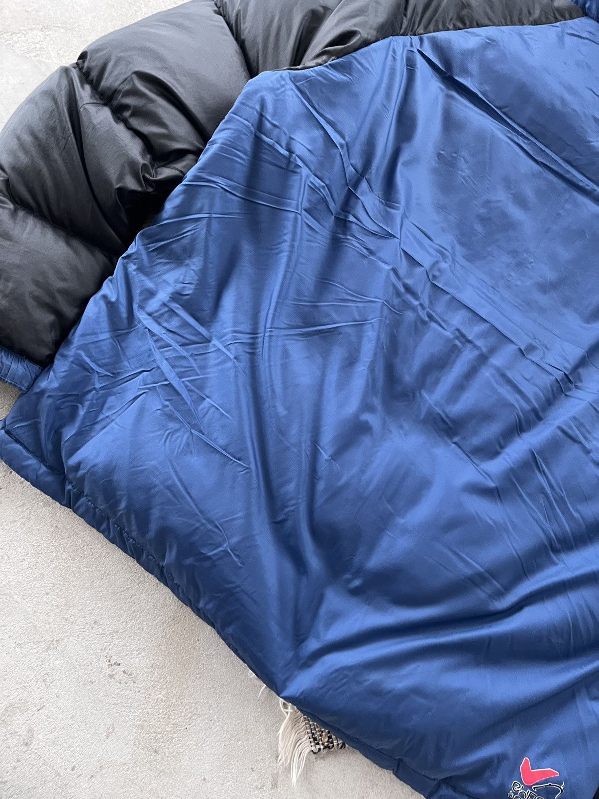 The North Face Vintage Millet Blue Black Outdoor Down Jacket Avantgarde Size US XL / EU 56 / 4 - 17 Thumbnail