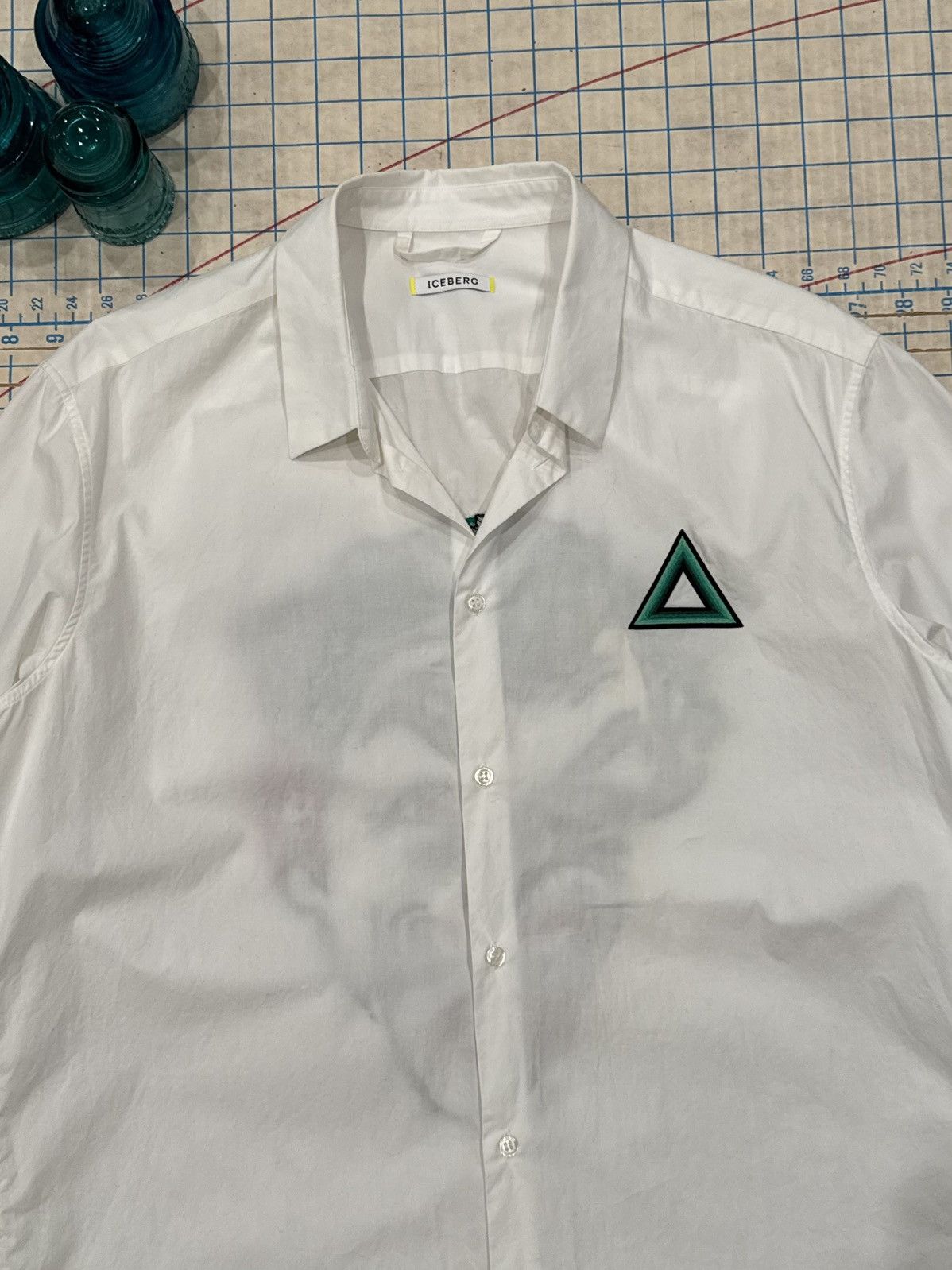 Iceberg Iceberg Batman The Joker Embroidered Button Up Shirt XL Whit Size US XL / EU 56 / 4 - 6 Thumbnail