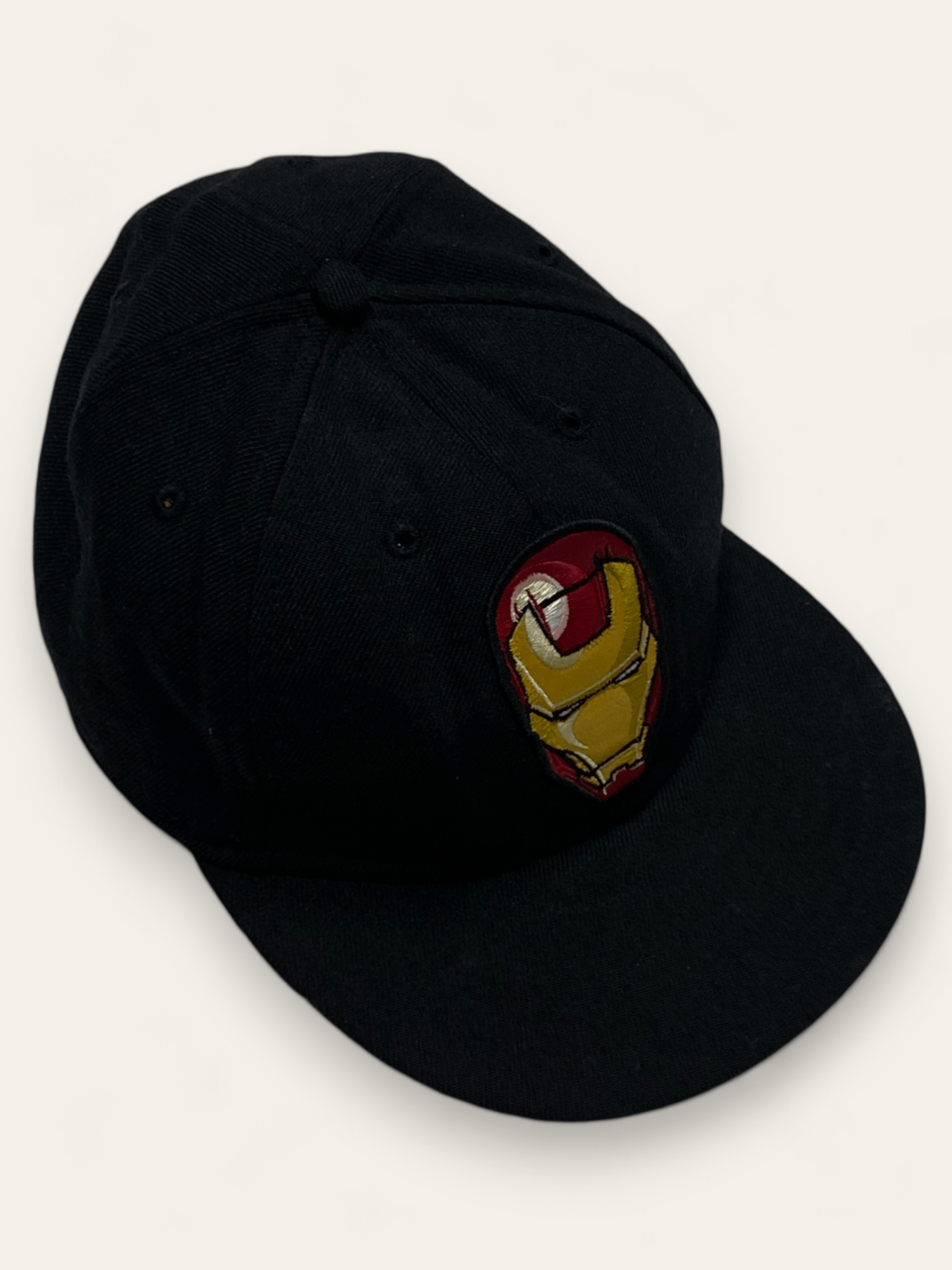 Marvel Comics VINTAGE IRON MAN BIG LOGO NEW ERA BLACK CAP Size 26 - 1 Thumbnail
