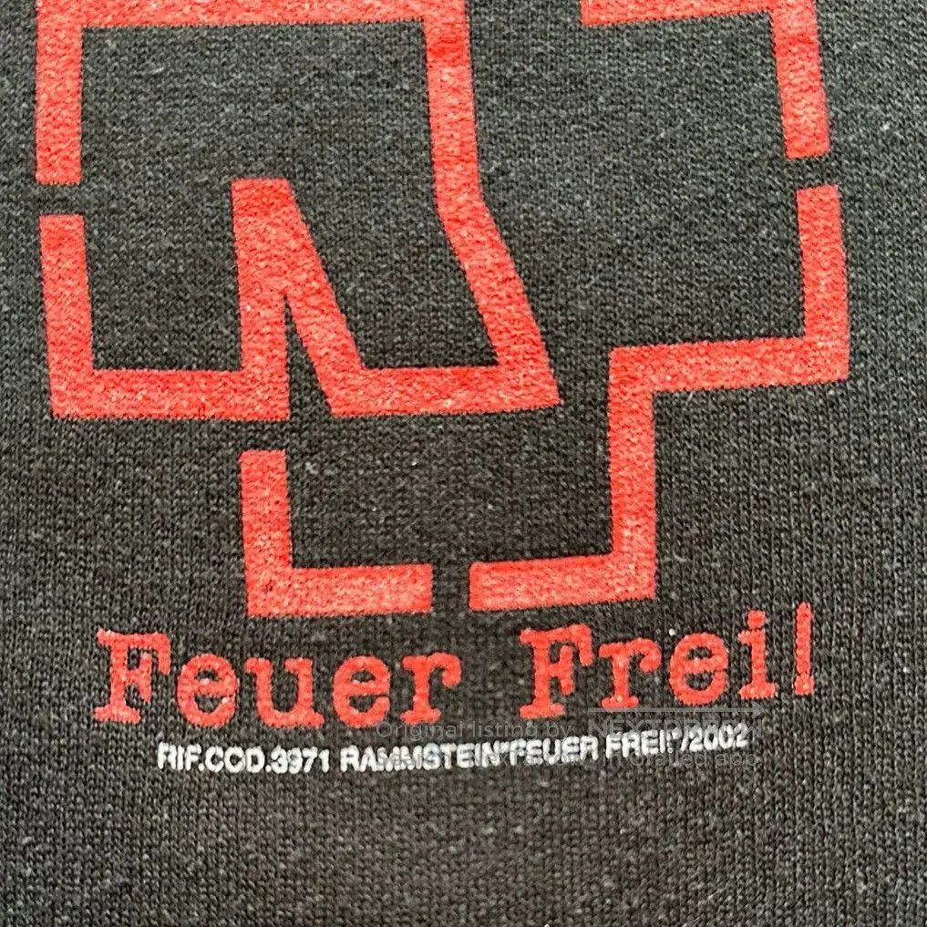 Vintage Vintage Rammstein 2002 Official Hoodie. Size US M / EU 48-50 / 2 - 4 Thumbnail