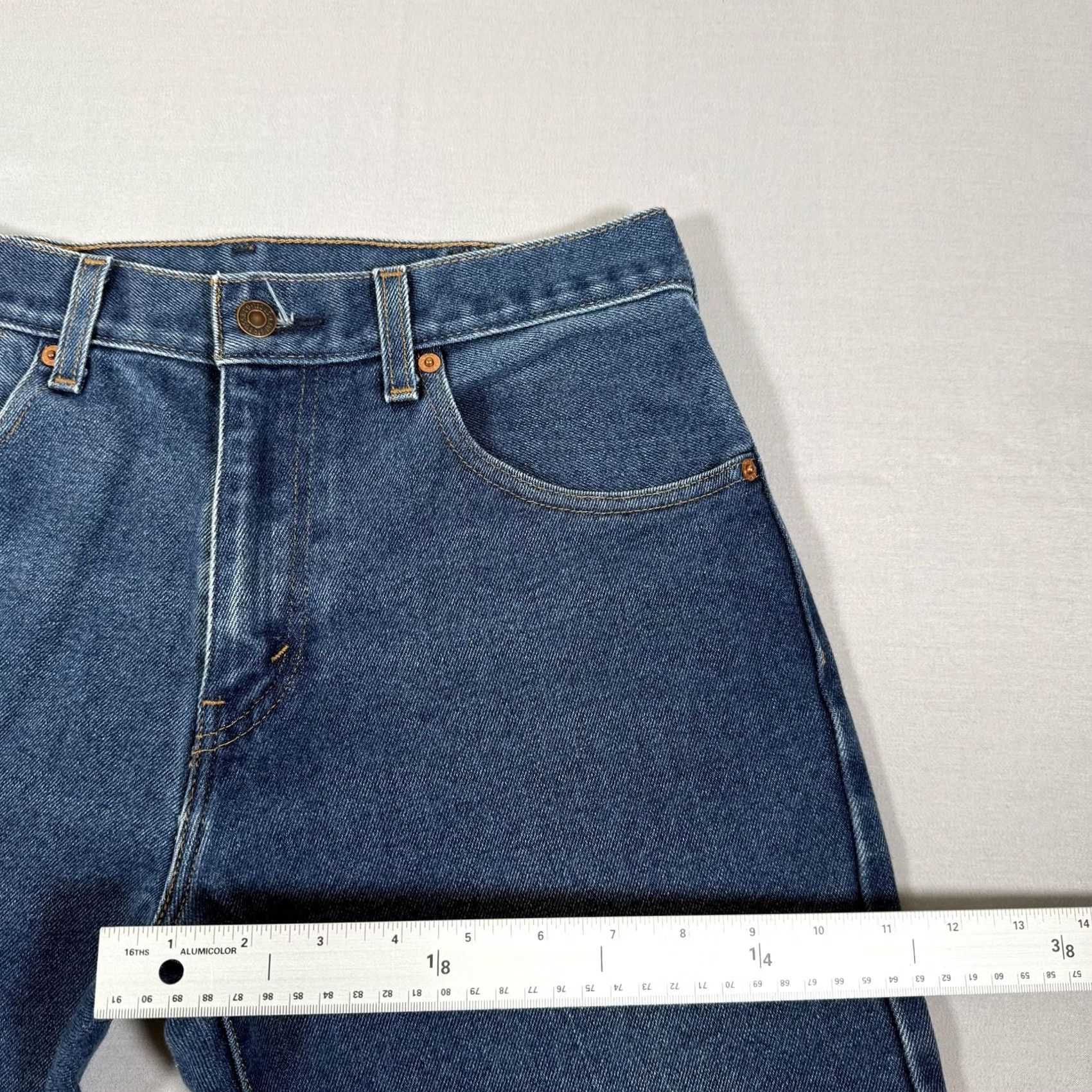 Levi's Levi's Jeans 31x30 Blue 517 Slim Bootcut Denim Pants Pocket Pockets Logo 5-Pocket 65% Cotton 35% Polyester Western Cowboy Work Mens Jeans Size US 31 - 7 Thumbnail