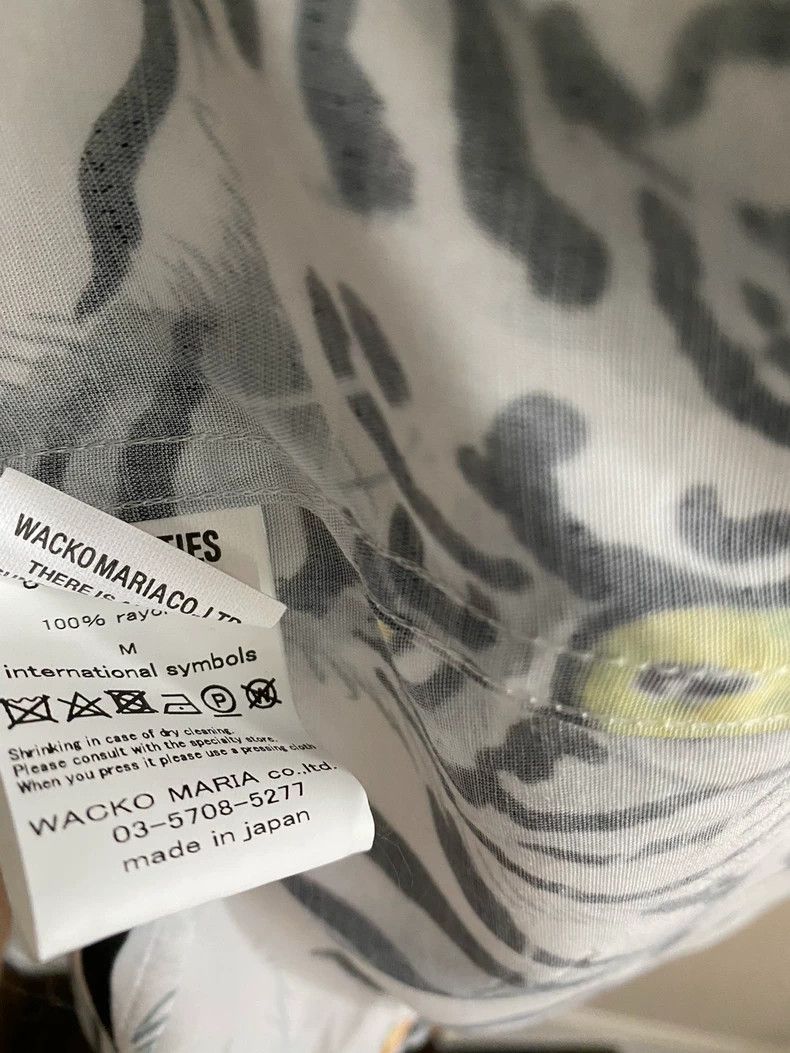 Wacko Maria Wacko Maria White tiger shirt 2503-Nextarrow Size US M / EU 48-50 / 2 - 3 Thumbnail