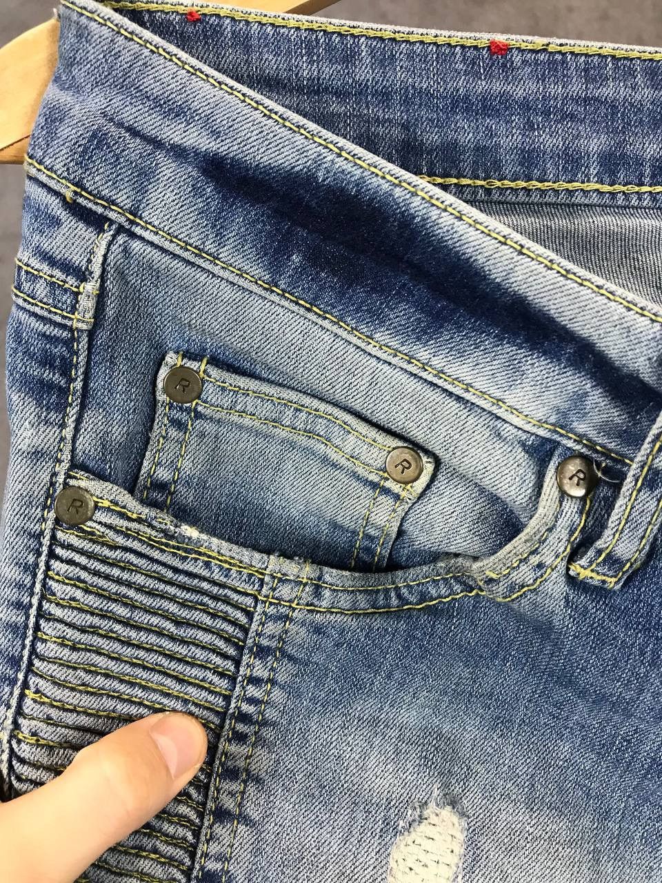 Represent Clo. Represent distressed biker jeans Size US 30 / EU 46 - 8 Thumbnail