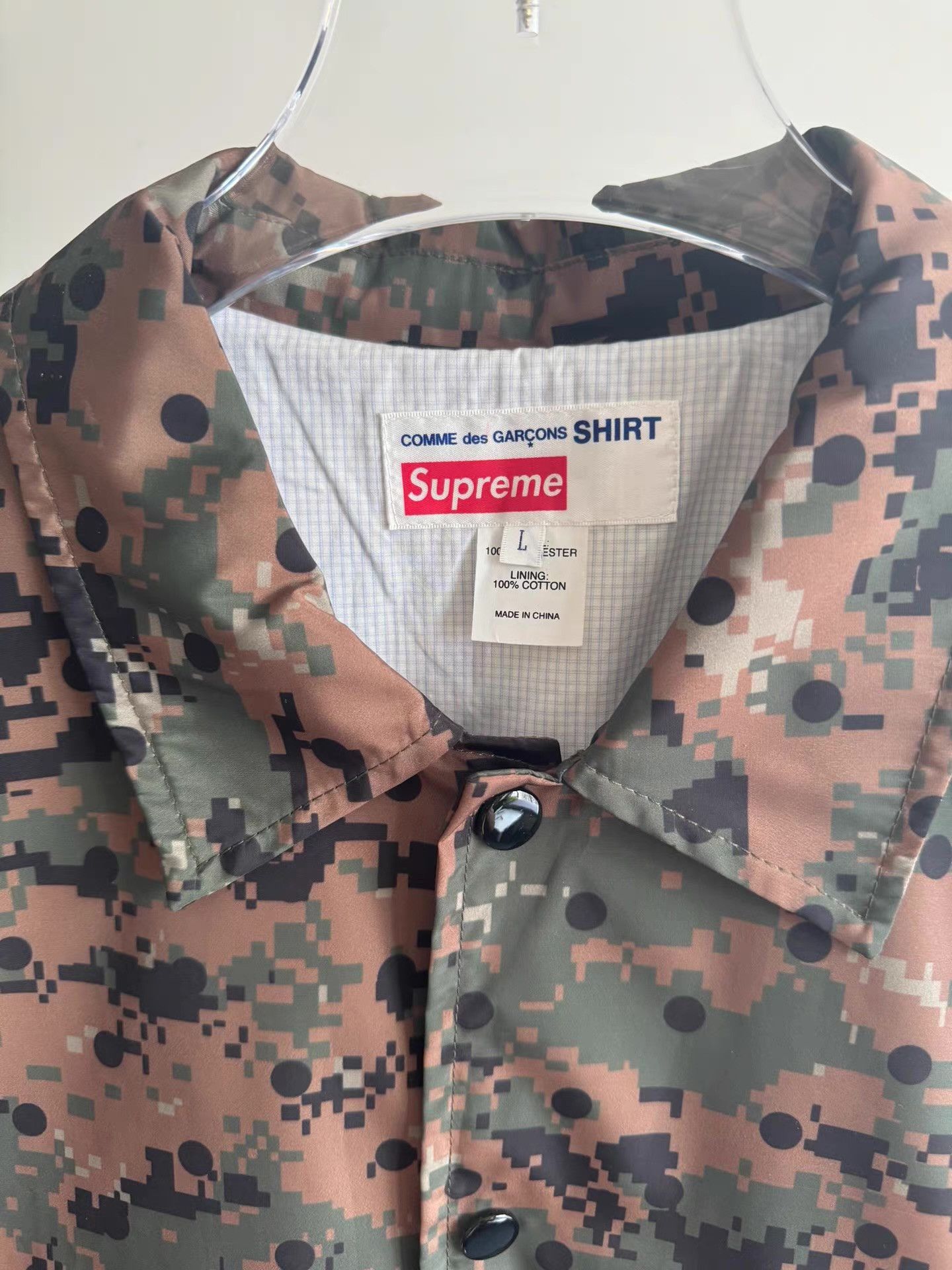 Supreme Supreme CDG Comme des Garçons Shirt Jacket。 Q17 Size US L / EU 52-54 / 3 - 3 Thumbnail