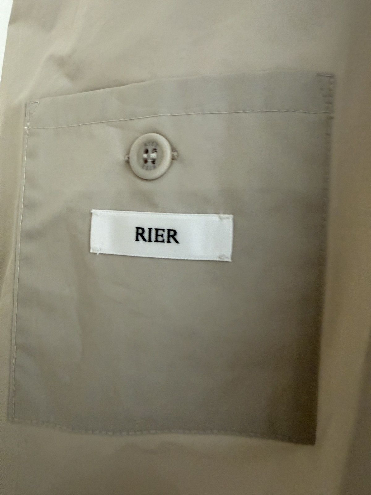 RIER Rier Waxed Popeline Chalk Jacket Size US L / EU 52-54 / 3 - 4 Thumbnail