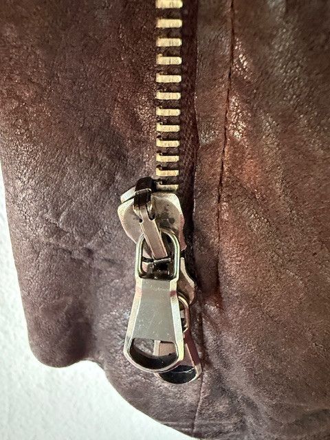 Donna Karan Leather short Jacket Size M / US 6-8 / IT 42-44 - 7 Thumbnail