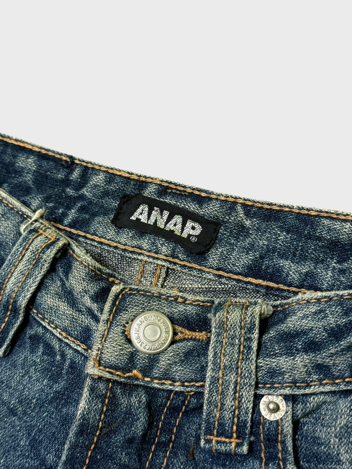 Hysteric Glamour Distressed Anap Low Raise Claw Mark Junya Watanabe Denim Size US 28 / EU 44 - 9 Thumbnail
