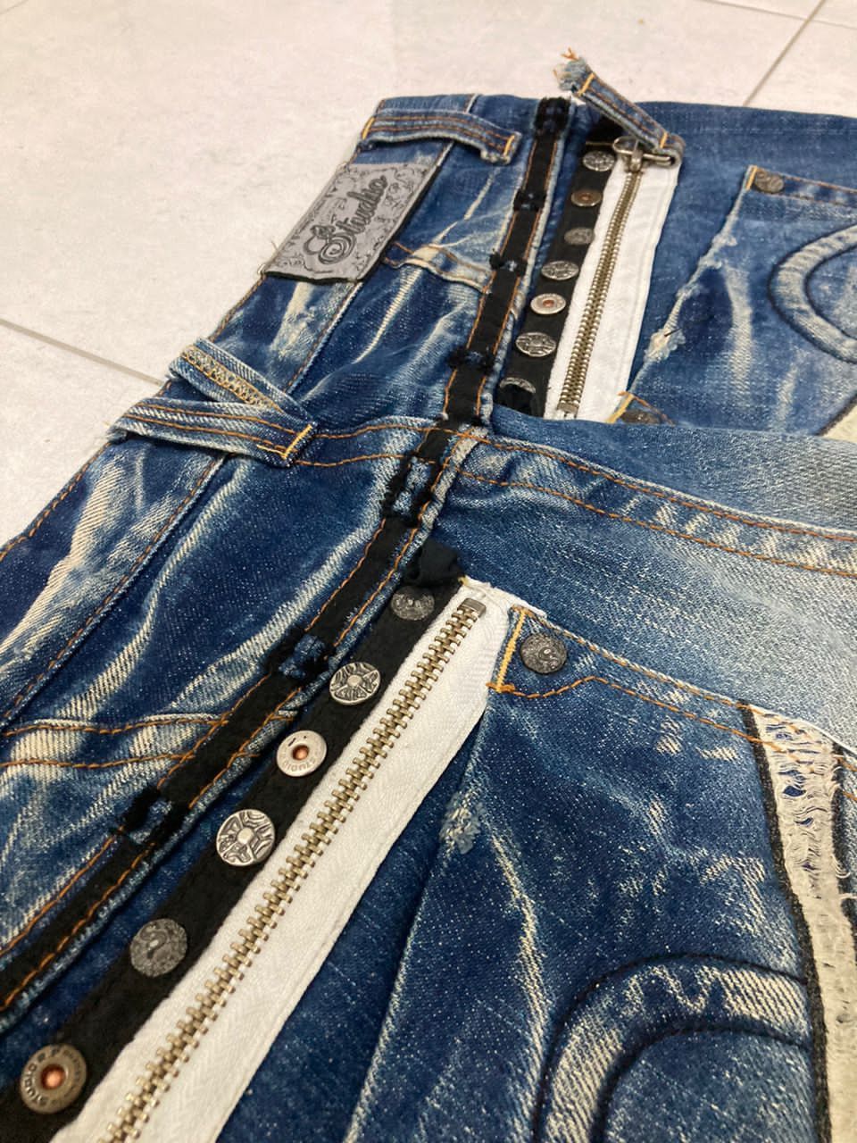 Hysteric Glamour Vintage Jeans Studio R.P Skulls Size US 32 / EU 48 - 11 Thumbnail