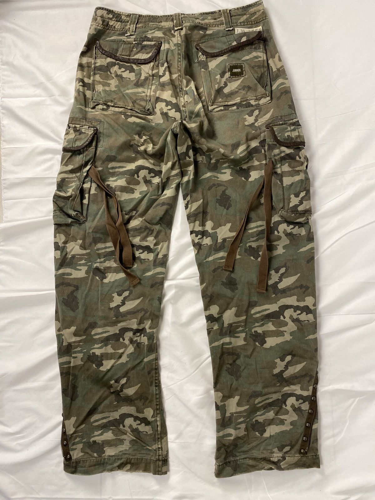 Jun Takahashi 2000 Jun Men Cargo Camo Studded Multipocket Bondage Size US 33 - 13 Thumbnail