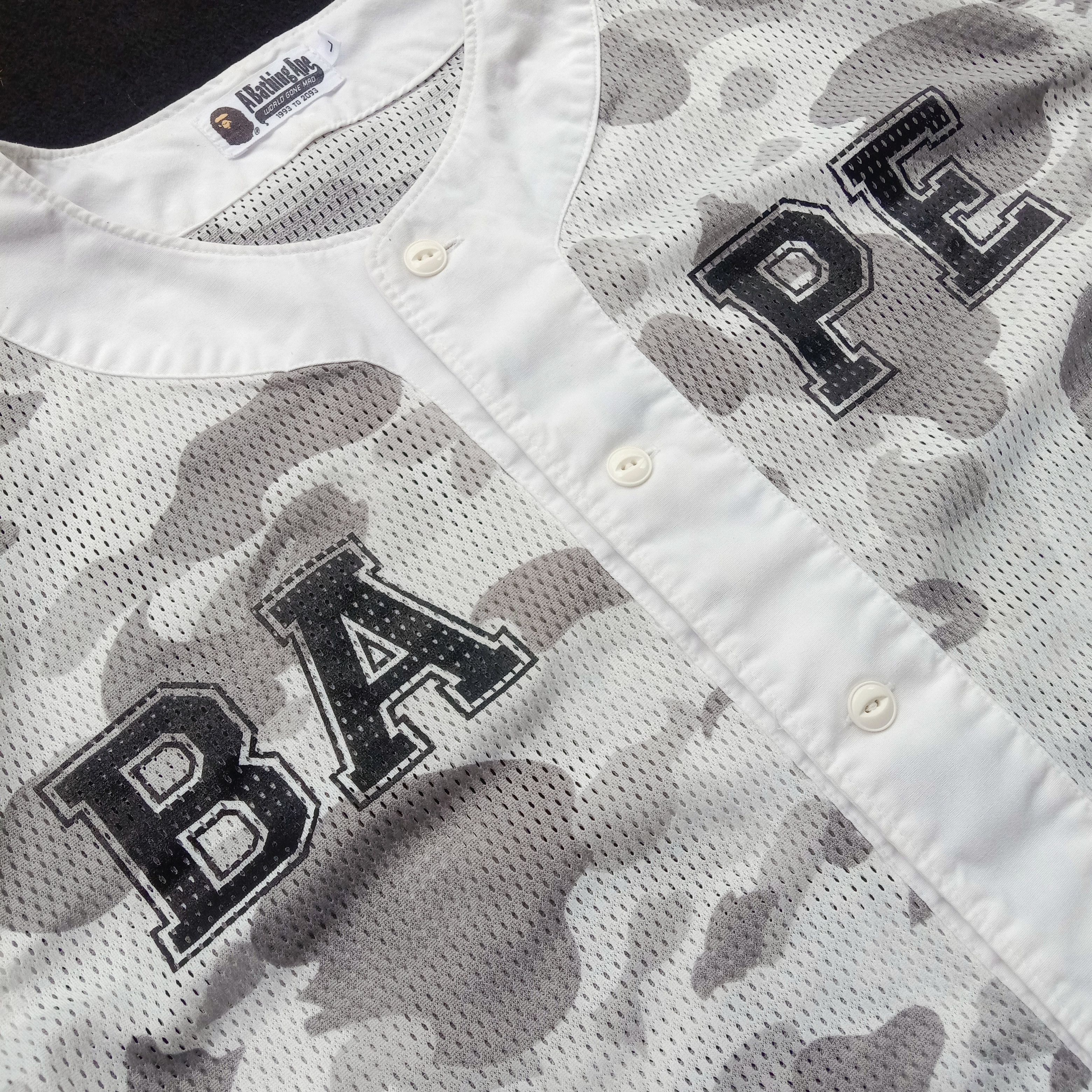 Bape Color Camo Mesh Baseball Shirt Size US L / EU 52-54 / 3 - 2 Thumbnail