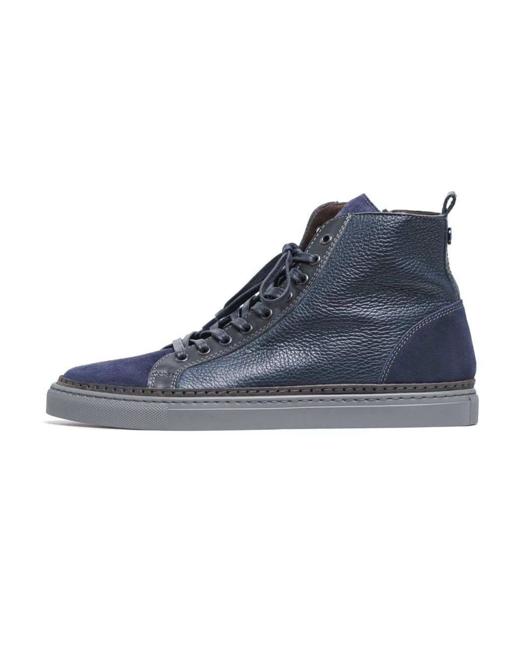 BLU BARRETT High-top Leather Sneakers