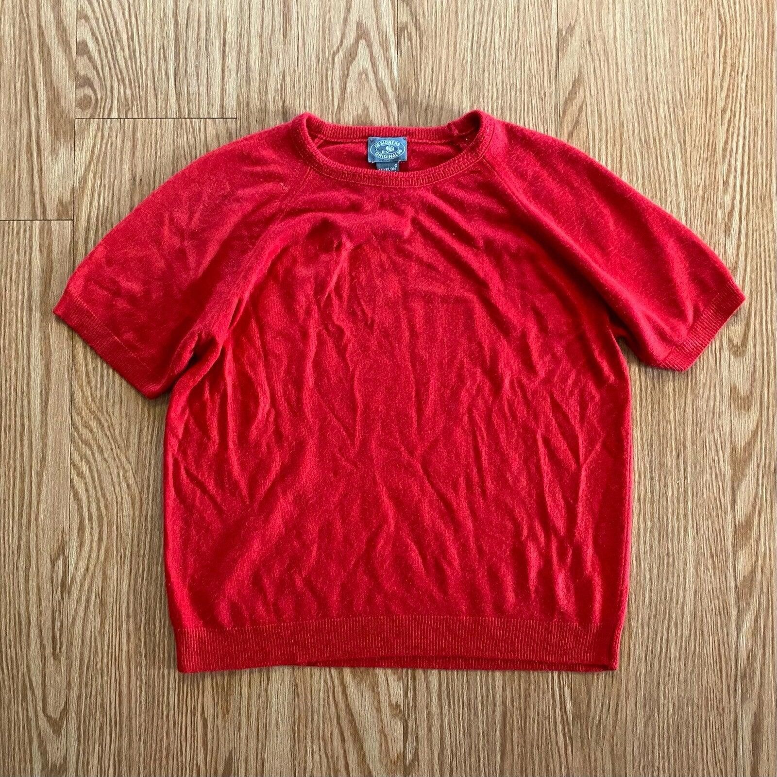 Other Designers Originals Vintage Red Short Sweater Womens Large Size L / US 10 / IT 46 - 10 Thumbnail