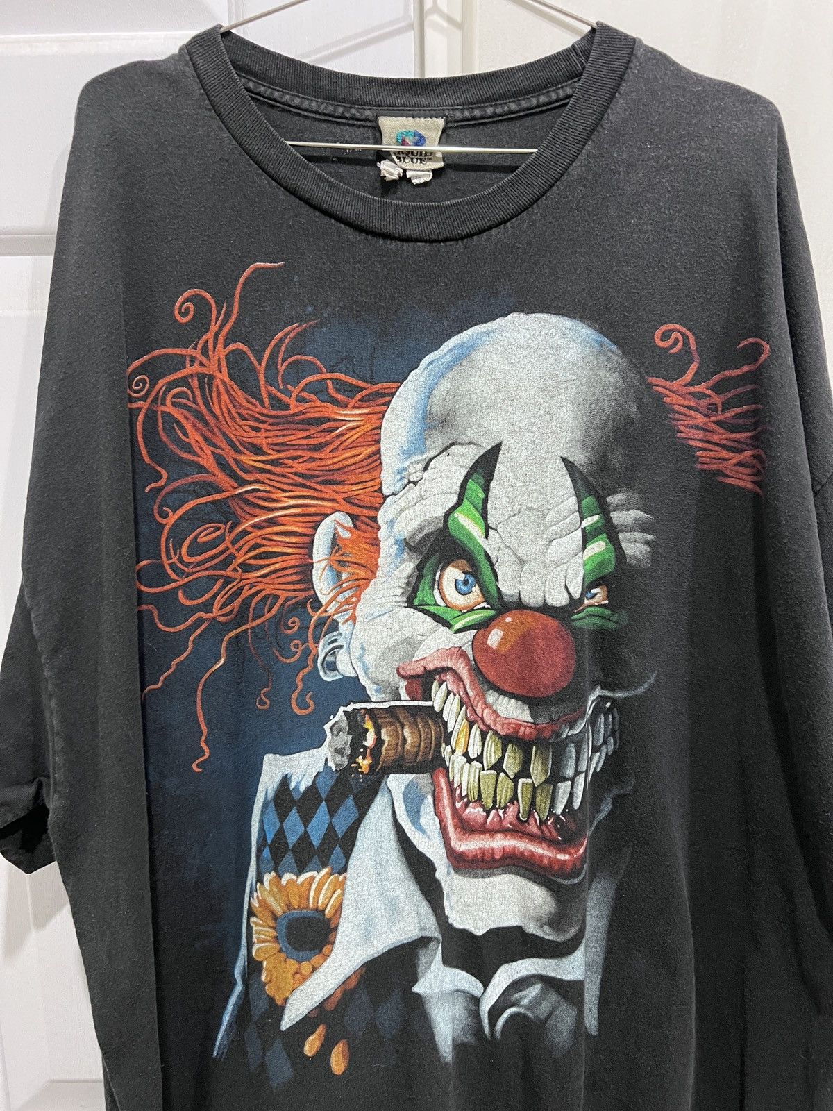 Liquid Blue × Vintage Vintage Y2K Liquid Blue Joker Clown Faded 3X Batman Horror Size US XXL / EU 58 / 5 - 1 Thumbnail