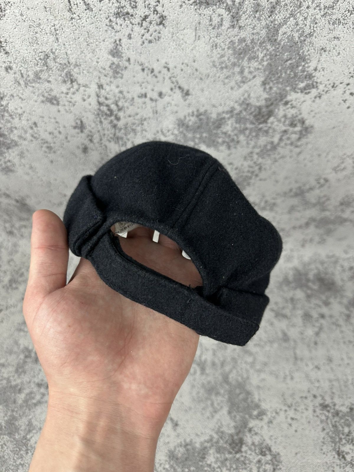 Saint James SAINT JAMES Navy Wool Fisherman Beanie Classic Size ONE SIZE - 2 Thumbnail