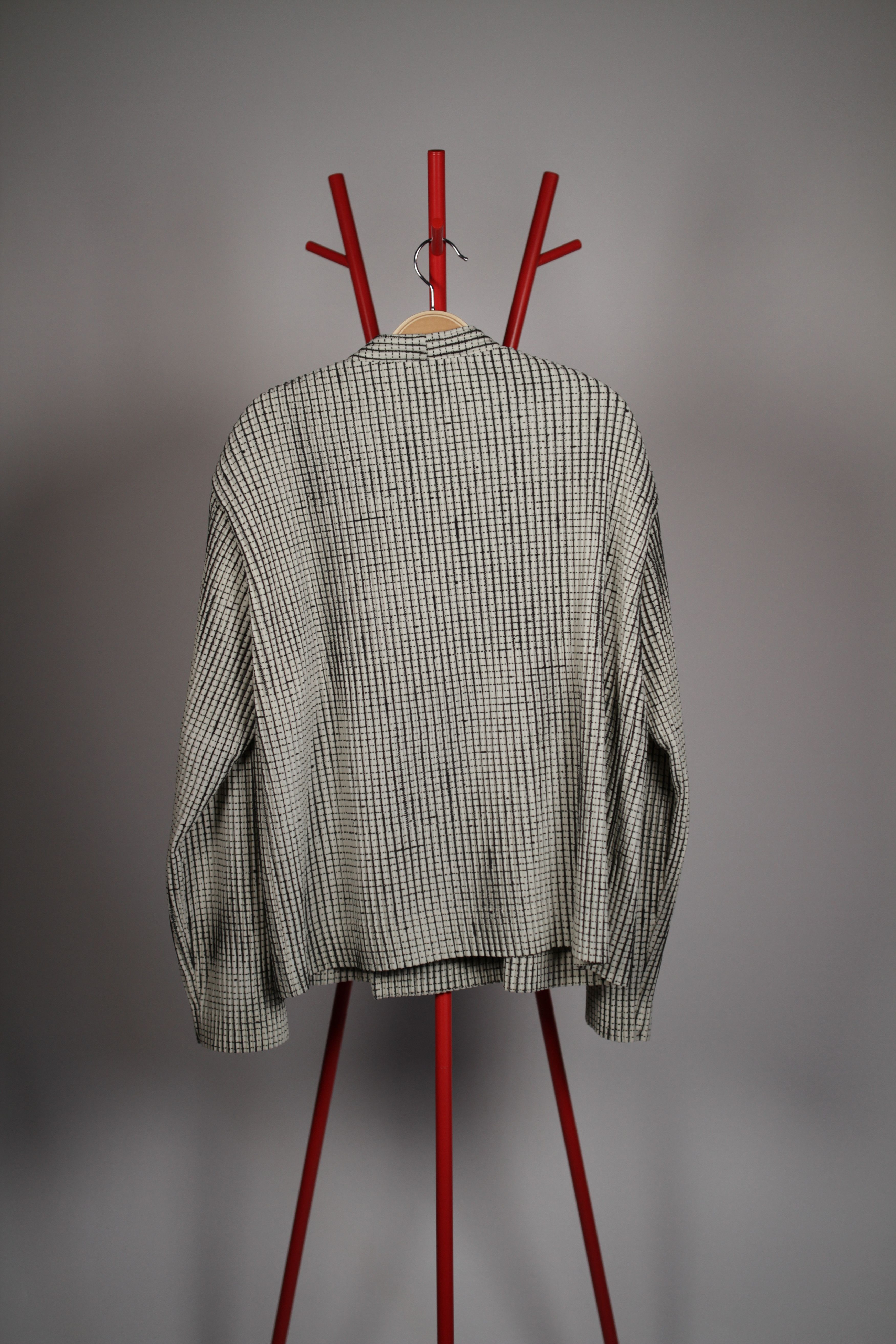 Issey Miyake Network Check Jacket Size US L / EU 52-54 / 3 - 3 Thumbnail