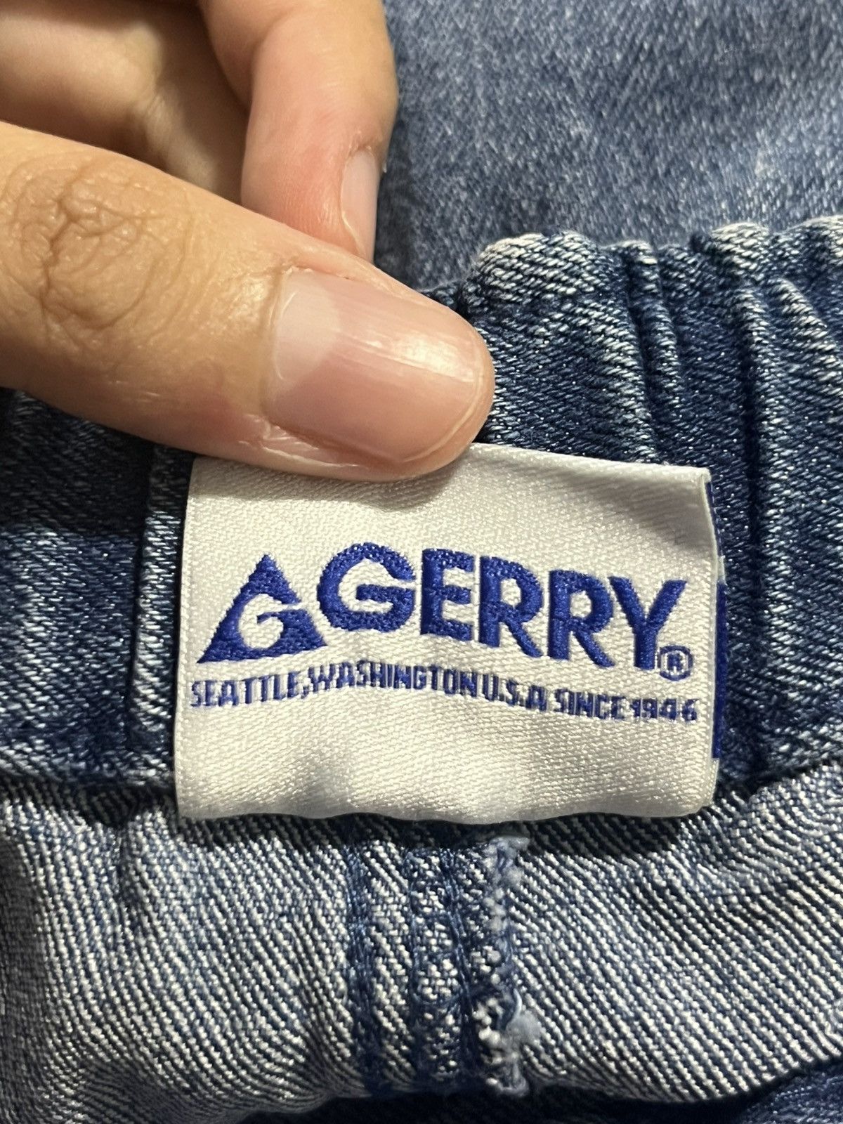 Gramicci Gerry Stretches Denim Outdoor Pants Size US 30 / EU 46 - 10 Thumbnail