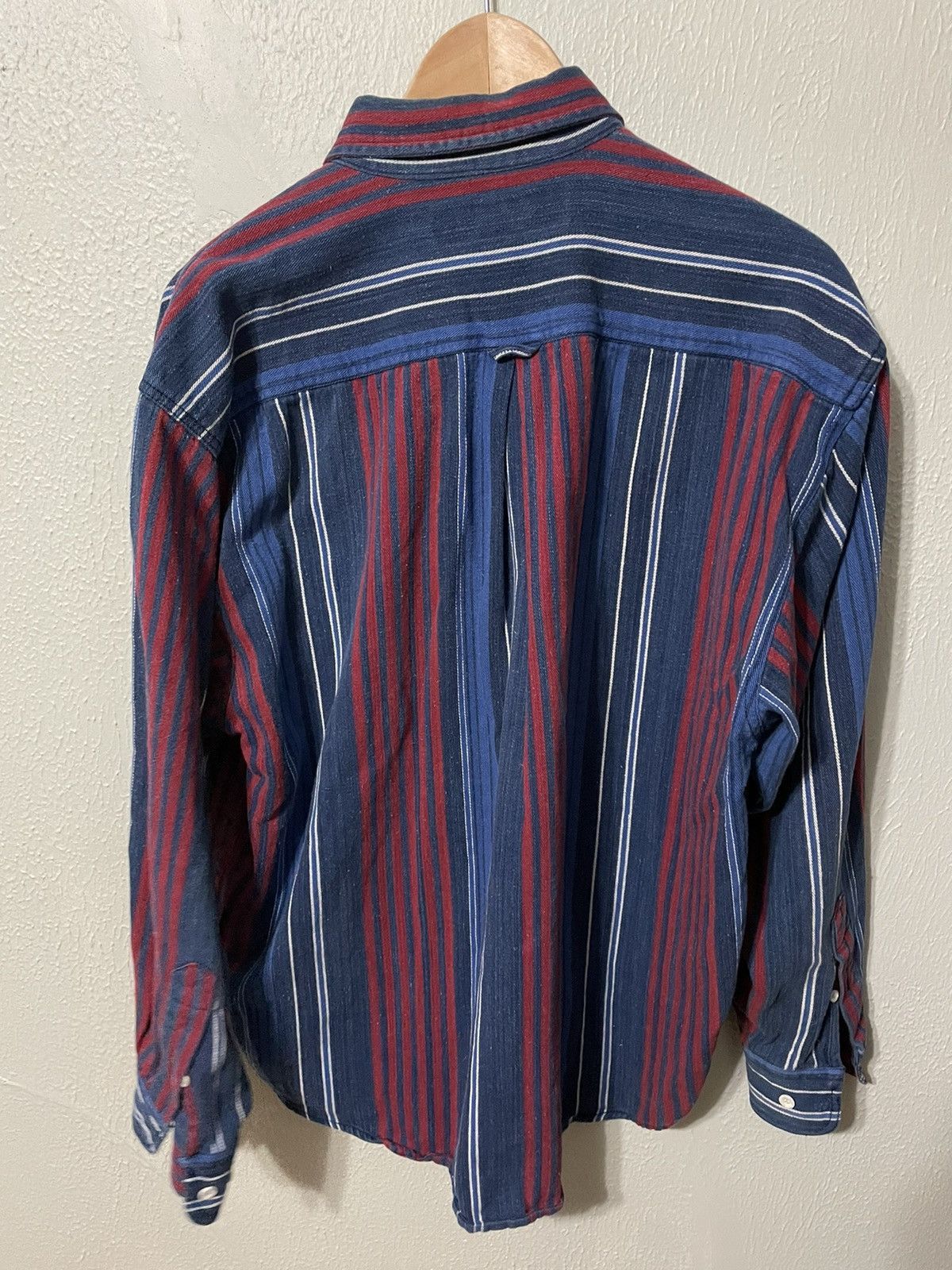 Vintage Vintage Baxter Vertical Stripes Shirt Size US L / EU 52-54 / 3 - 1 Thumbnail