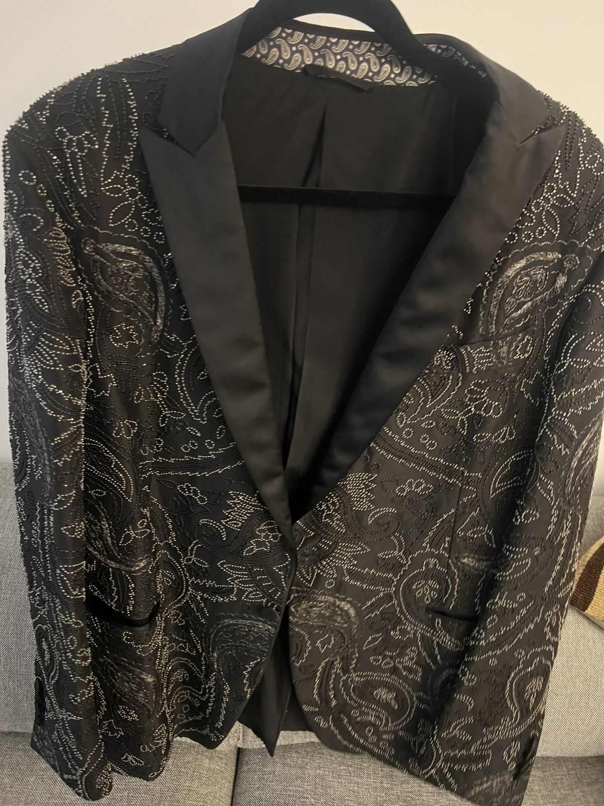 Etro Embroidered Satin Etro Blazer $9k retail Size XL / US 12-14 / IT 48-50 - 3 Thumbnail