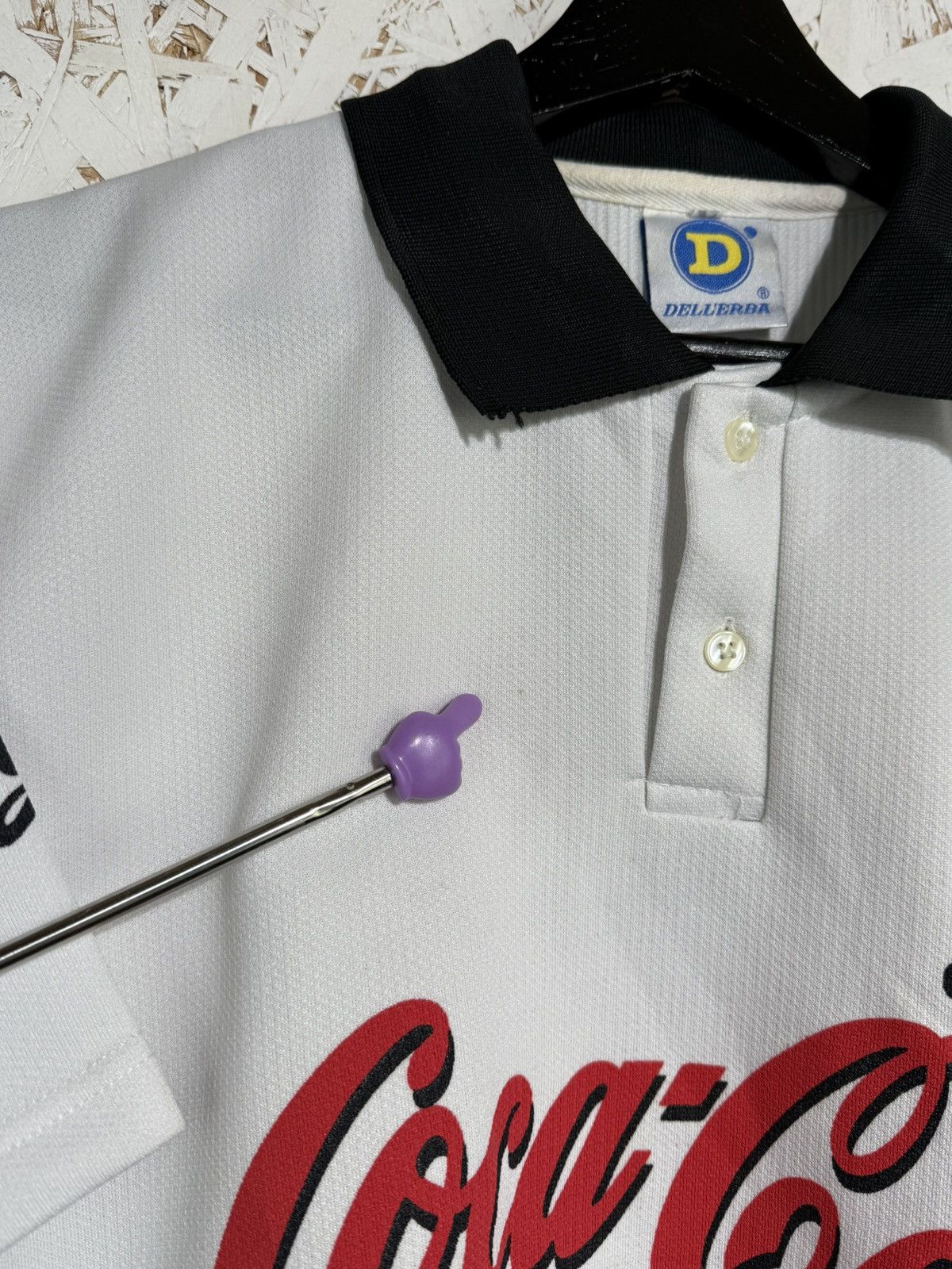 Vintage Vintage Coca Cola Light EC Banespa Brazil Jersey 90s Rare Size US L / EU 52-54 / 3 - 4 Thumbnail
