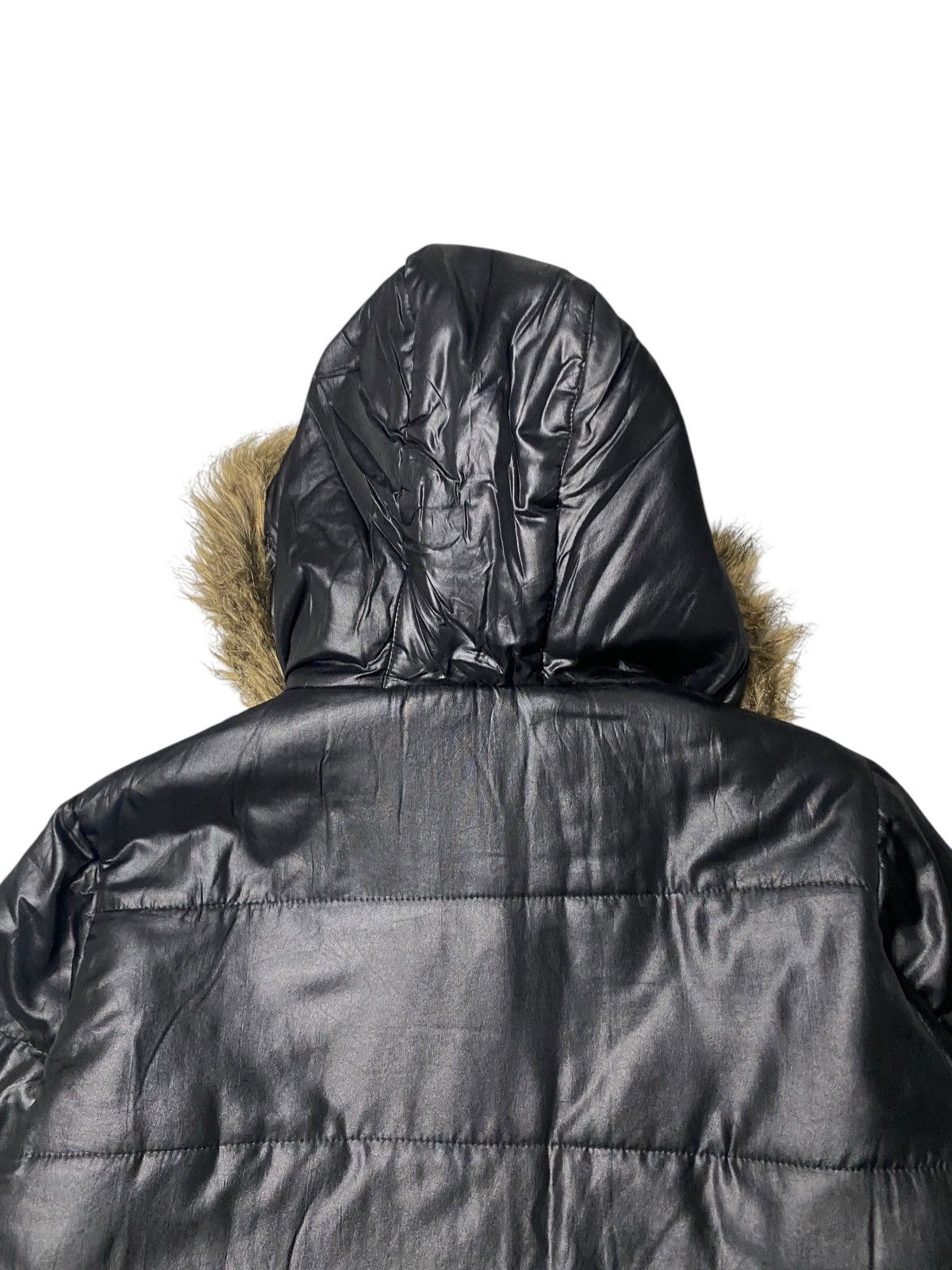 If Six Was Nine 2000's Mignon Fur Black Puffer Jacket Size US M / EU 48-50 / 2 - 9 Thumbnail