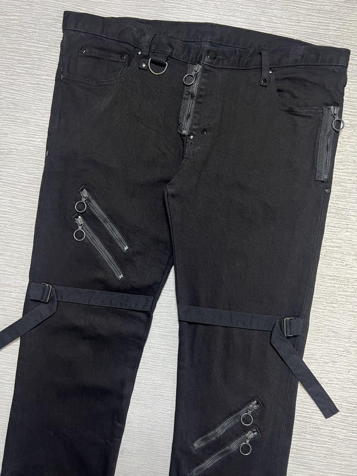 Number (N)ine Number (N)ine - Bondage Multi Zip Denim Jeans Size US 36 / EU 52 - 3 Thumbnail