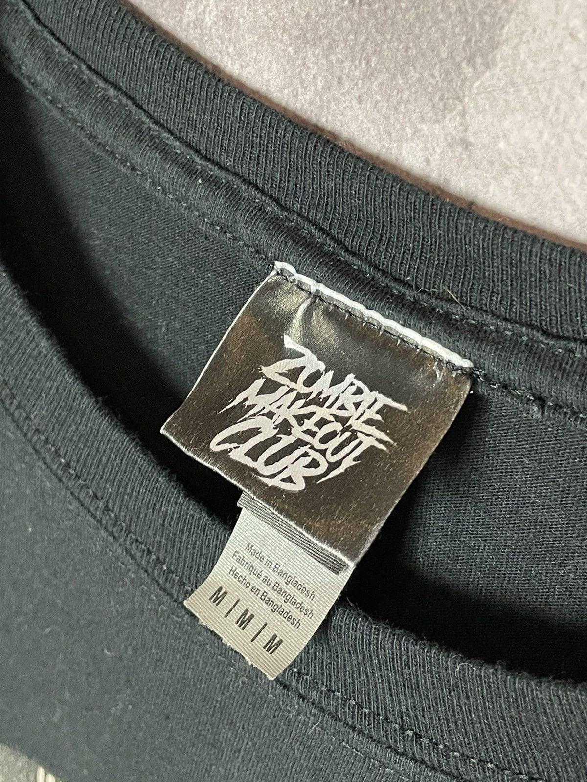 Anime × Vintage Zombie Makeout Club Black Tee Size Medium Size US M / EU 48-50 / 2 - 7 Thumbnail