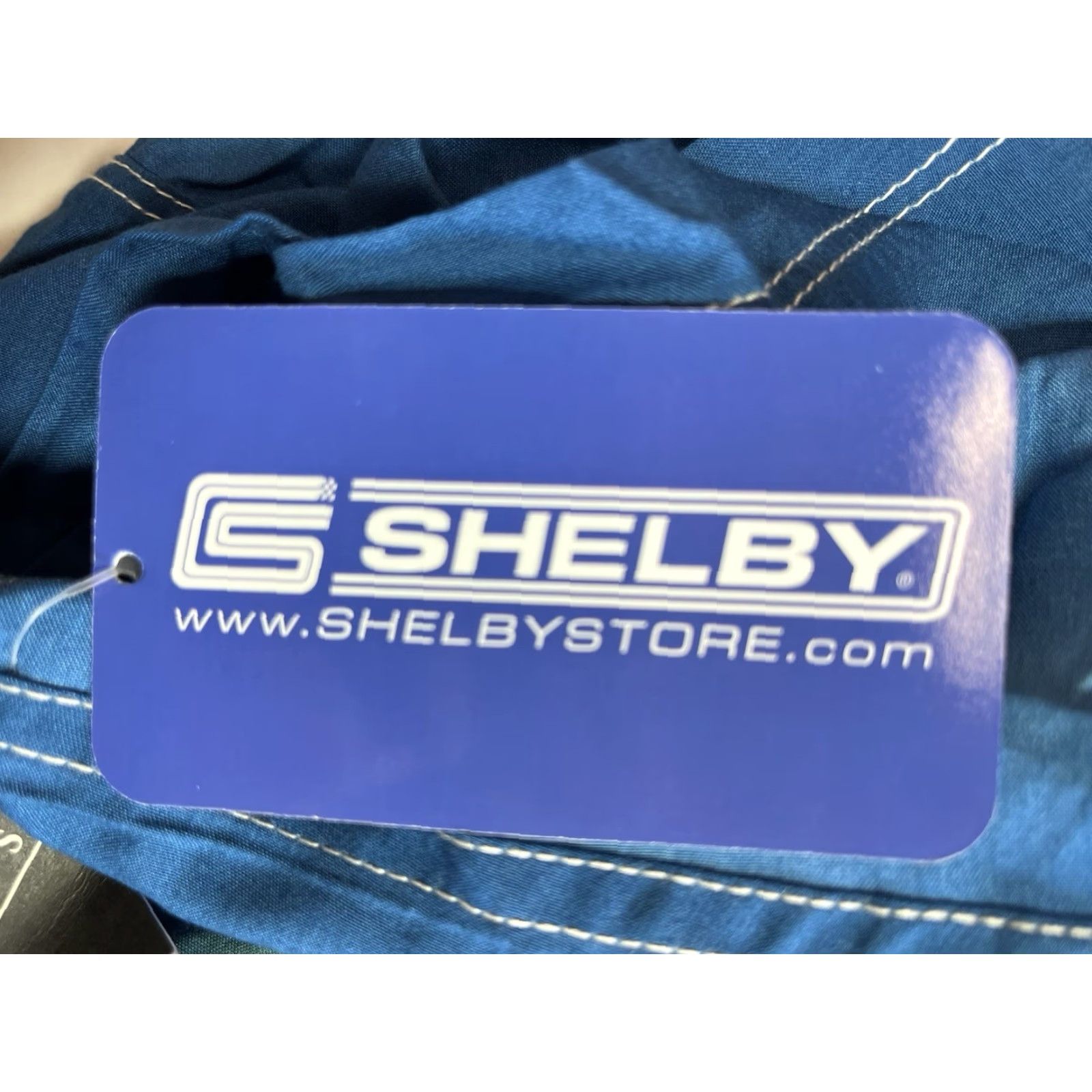 Vintage VINTAGE Carroll Shelby's Store Shirt Button-Up Blue Cobra 427 S/C Graphic Print 2XL 3XL Size US XXL / EU 58 / 5 - 6 Thumbnail