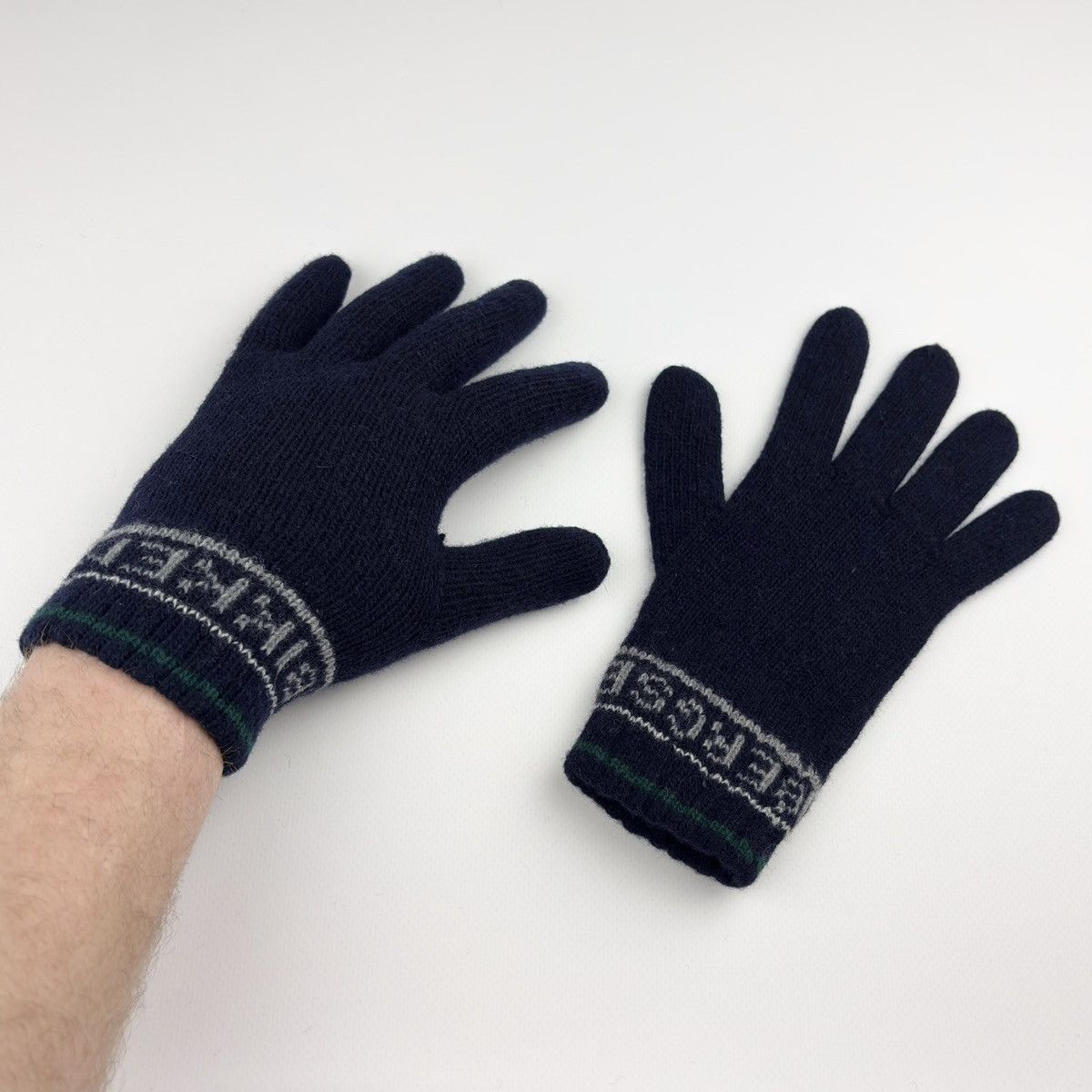 Dirk Bikkembergs Dirk Bikkembergs Knitted wool Gloves Size ONE SIZE - 2 Thumbnail