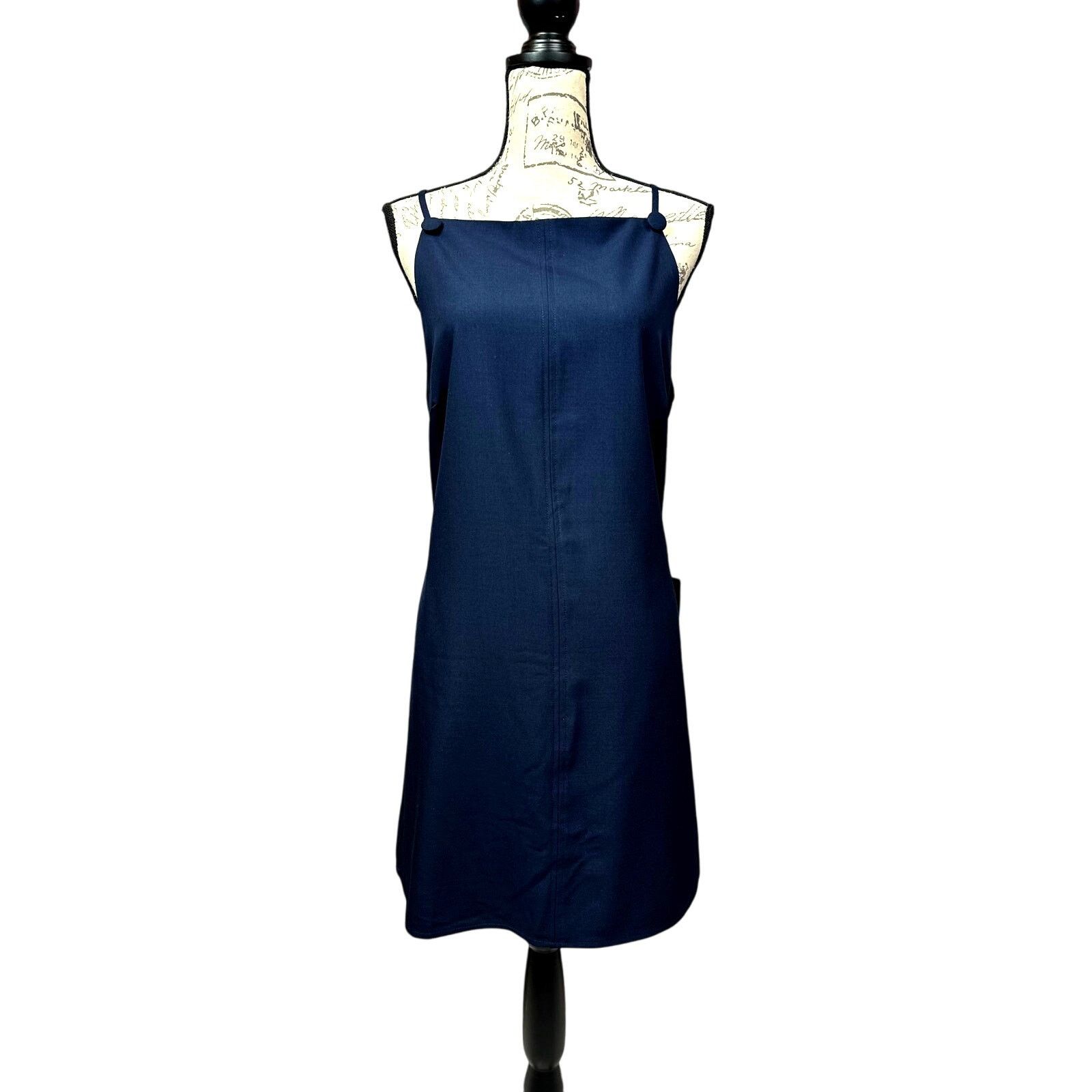 Other Lulu's Chic Ease Sleeveless Apron Mini Dress Navy Blue XL Size XL / US 12-14 / IT 48-50 - 6 Thumbnail