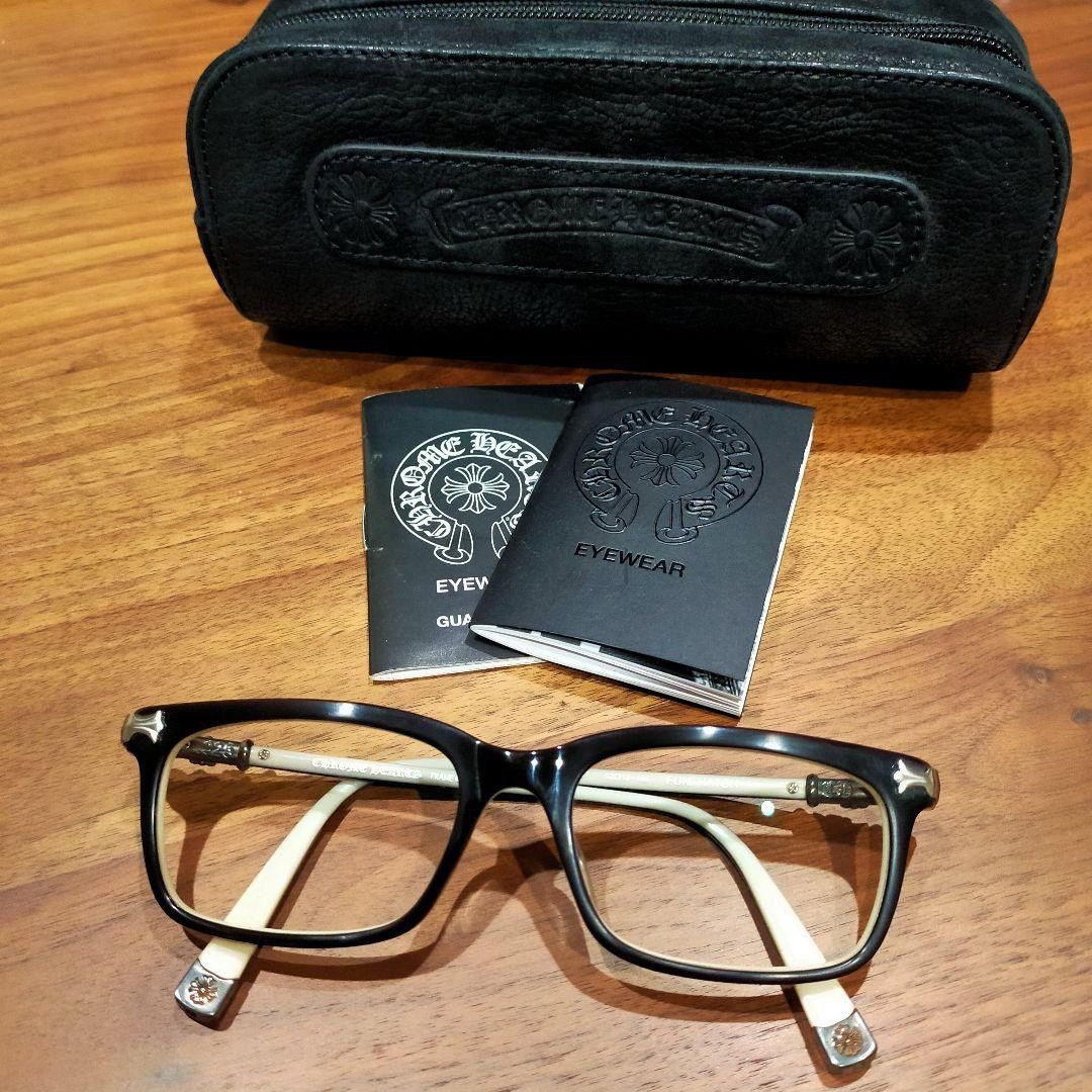 image of Chrome Hearts Funhatch Glasses in Brown, Men's