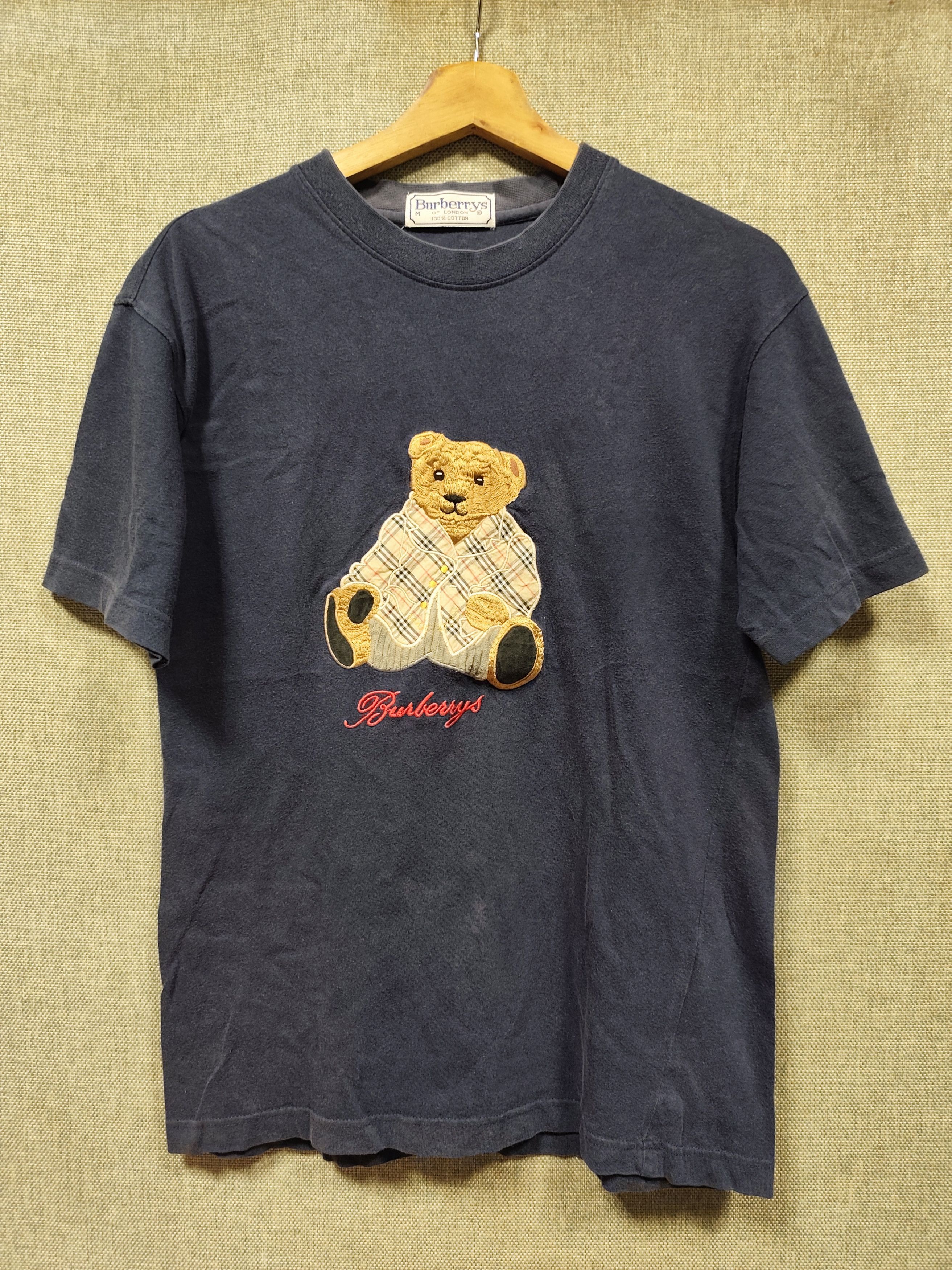 Burberry Vintage 90s Burberrys Of London Teddy Bear Nova Check Size US S / EU 44-46 / 1 - 1 Thumbnail