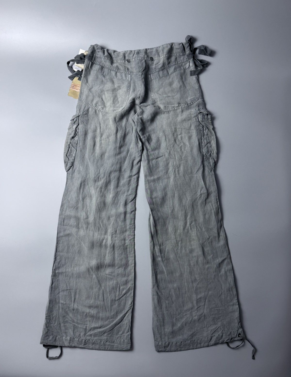 Polo Ralph Lauren Vintage Polo Ralph Lauren Silk Made Cargo Pants Size US 34 / EU 50 - 8 Thumbnail