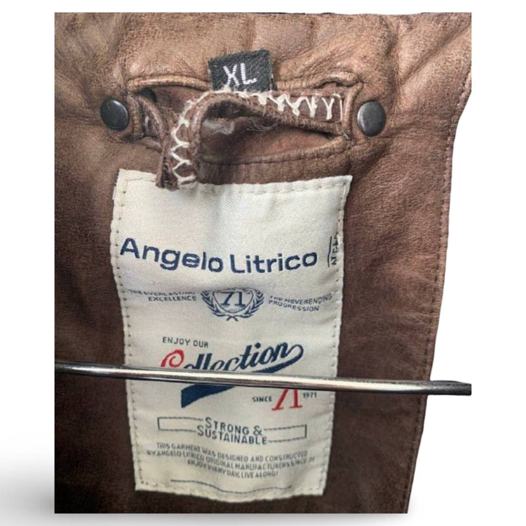 Angelo Litrico Angelo Litrico leather JKT #1015 Size US XL / EU 56 / 4 - 2 Thumbnail