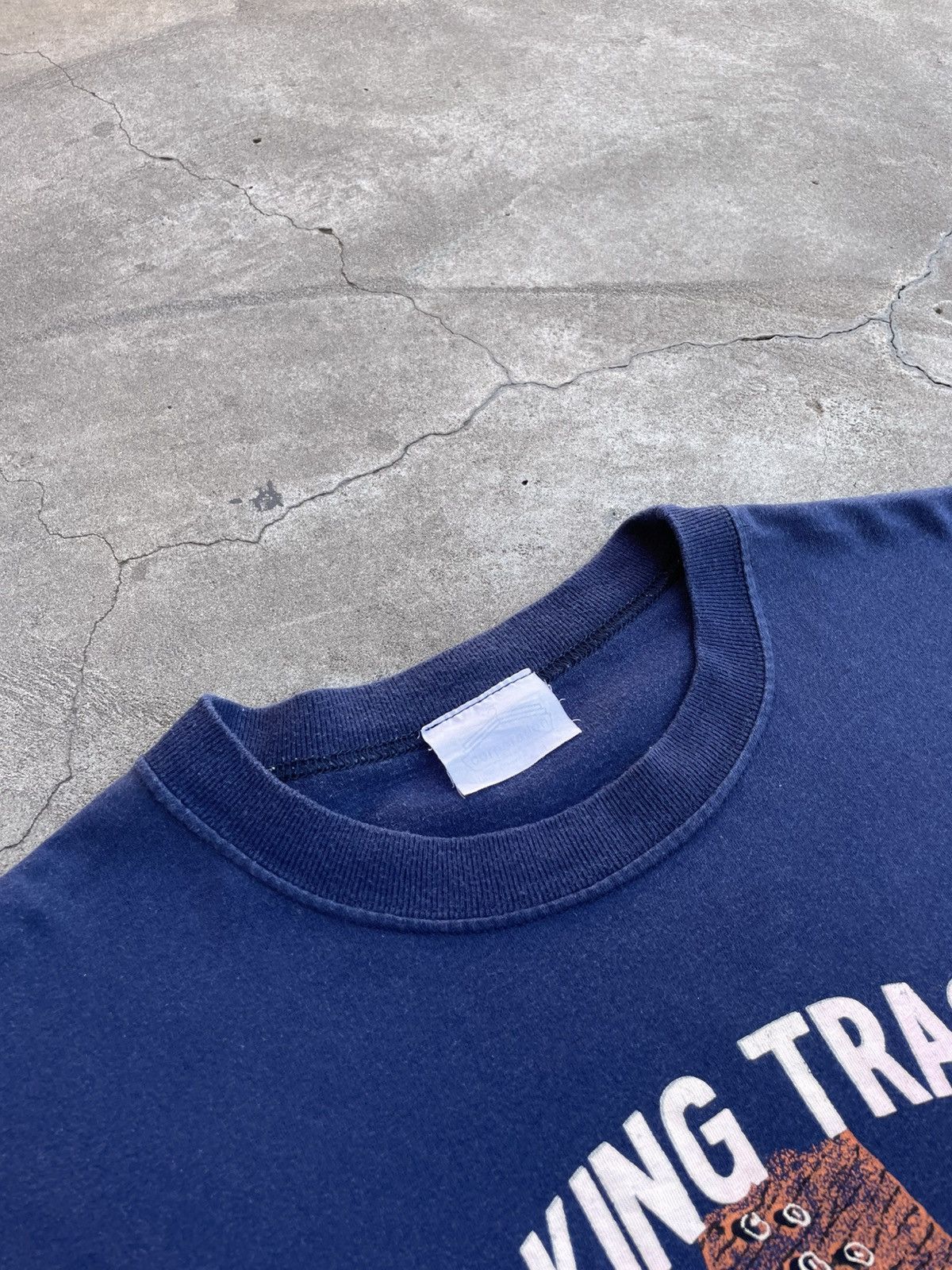 Vintage 1990s Single Stitched T-Shirt: Making Tracks for God Size US L / EU 52-54 / 3 - 12 Thumbnail