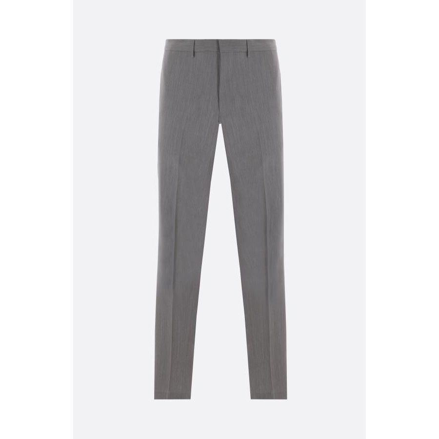 Prada PRADA Grey Wool Mohair Pants New & Authentic (Men's size:US Size US 36 / EU 52 - 1 Thumbnail