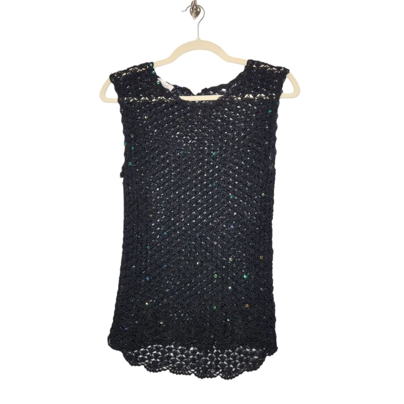 Vintage VINTAGE Charlotte Russe Tank Top Black Women's L Tank Rayon Fairy 90s Y2K Size L / US 10 / IT 46 - 2 Thumbnail