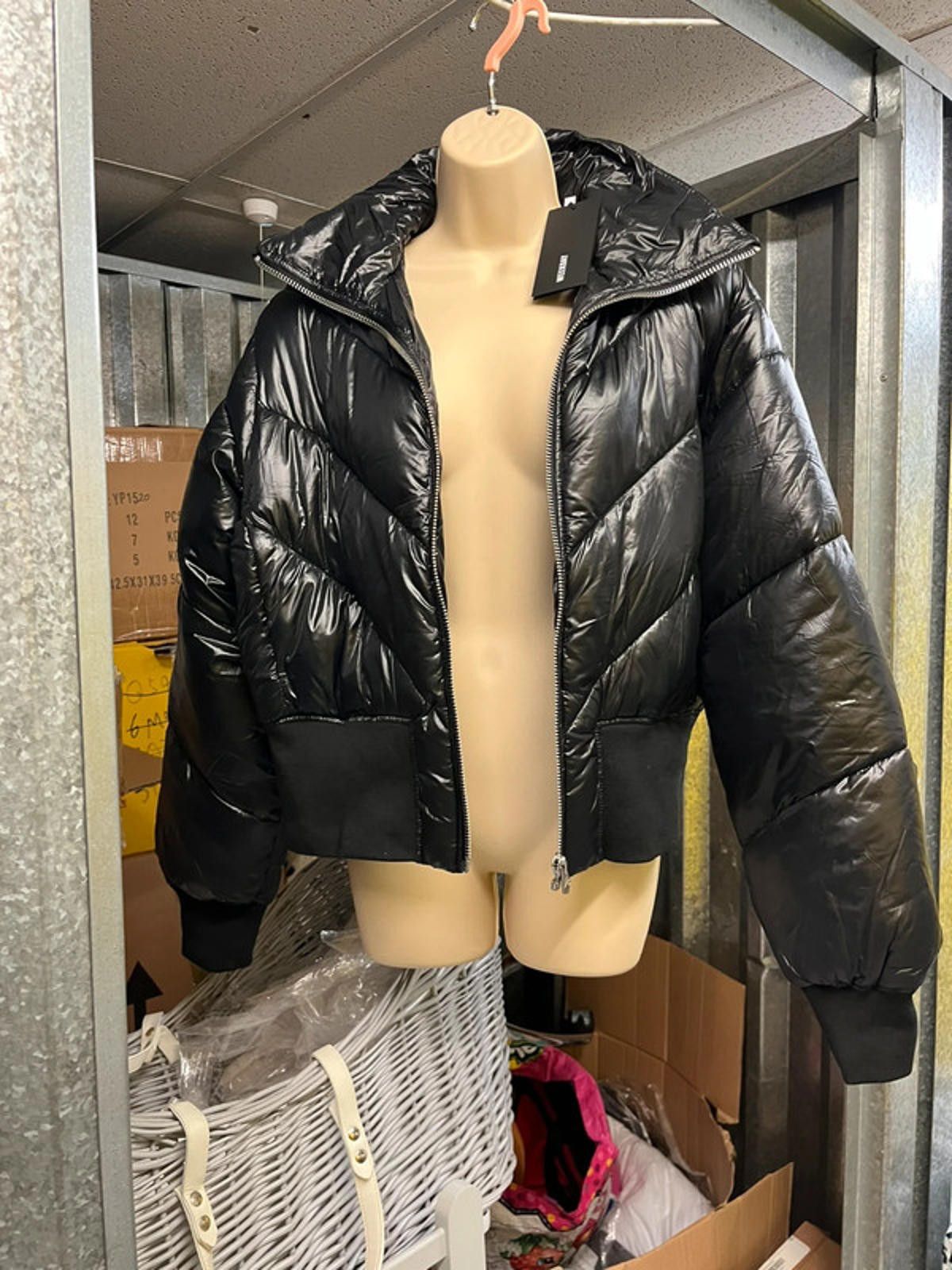 Weekday Weekday puffer jacket in black size XL NEW with TAGS Size L / US 10 / IT 46 - 1 Thumbnail