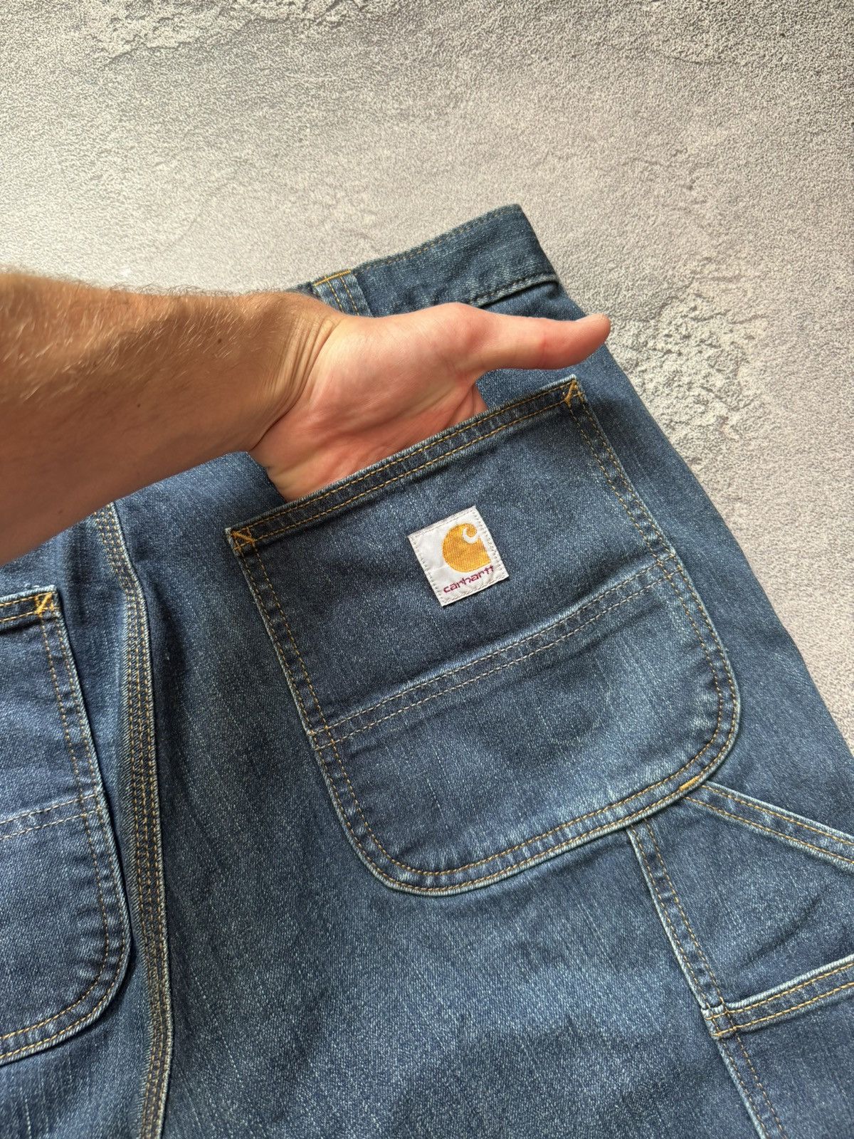 Carhartt × Vintage Carhartt 34/32 rugged flex relaxed jean pant denim trouser Size US 34 / EU 50 - 7 Thumbnail