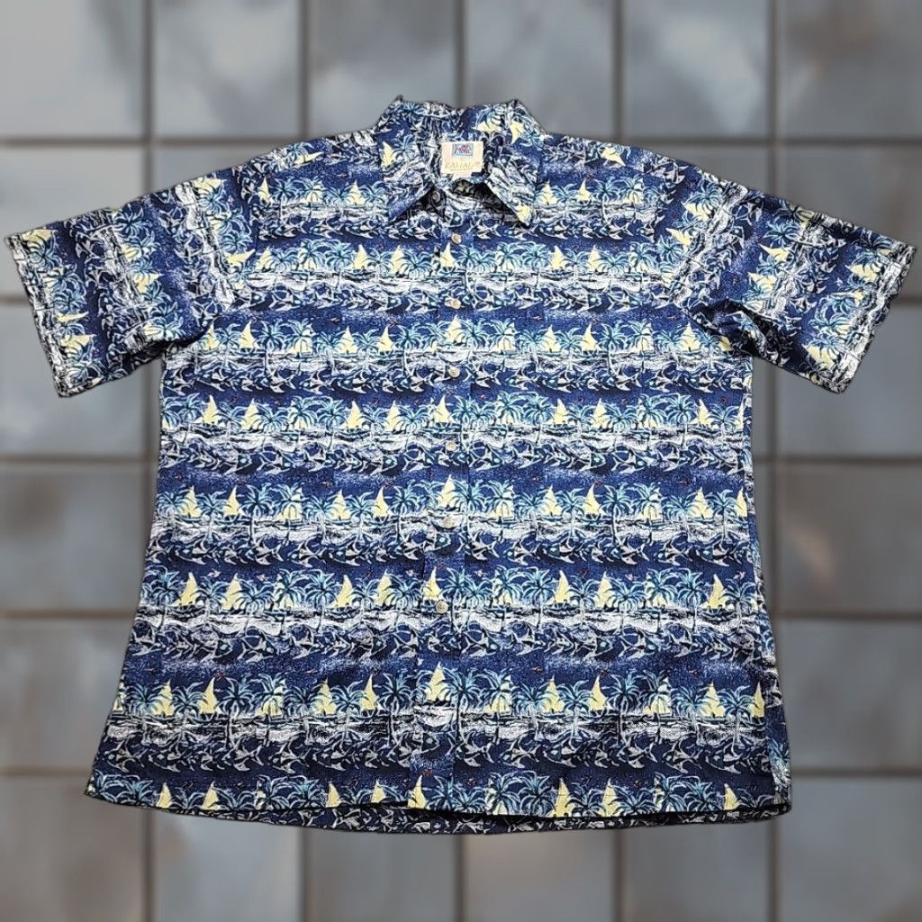 Vintage VINTAGE Avi Collection by Kahala Hawaiian Islands Shirt Mens XL Button Up Short Sleeve Size US XL / EU 56 / 4 - 1 Thumbnail