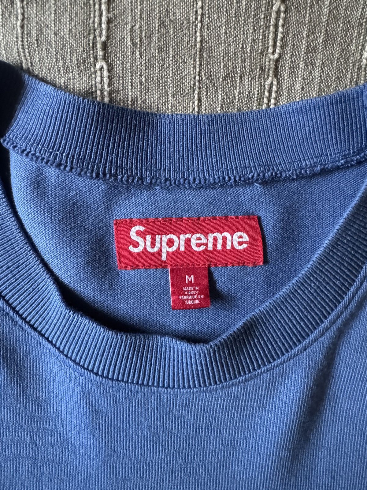 Supreme Supreme paneled piping Long-sleeve Top “Navy” Size US M / EU 48-50 / 2 - 5 Thumbnail