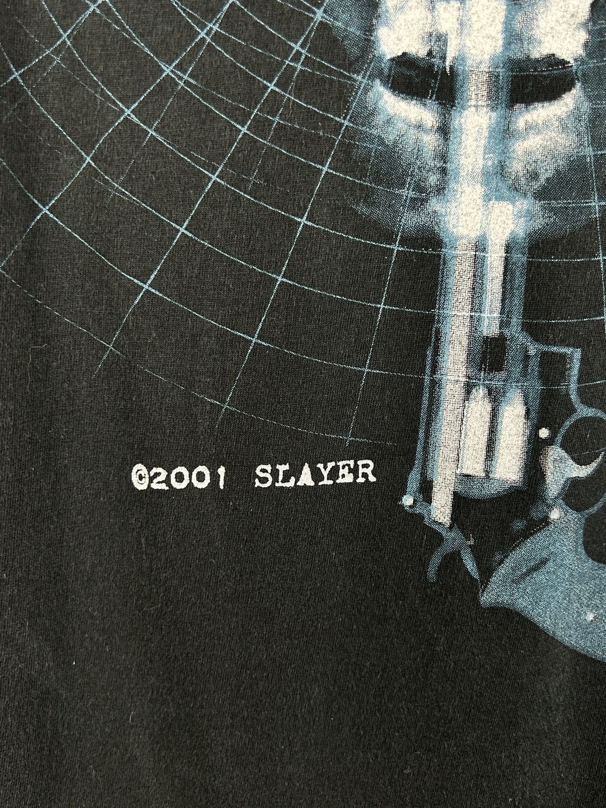 Band Tees Vintage 2001 Slayer Crazy Bootleg T-Shirt Black L Size US L / EU 52-54 / 3 - 7 Thumbnail
