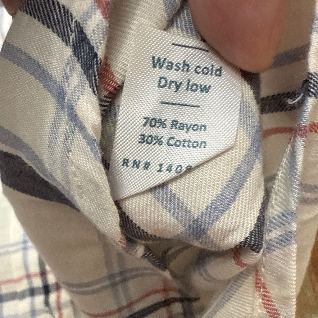 Marine Layer Marine Layer Plaid Button Down Large White Blue Red Size L / US 10 / IT 46 - 6 Thumbnail