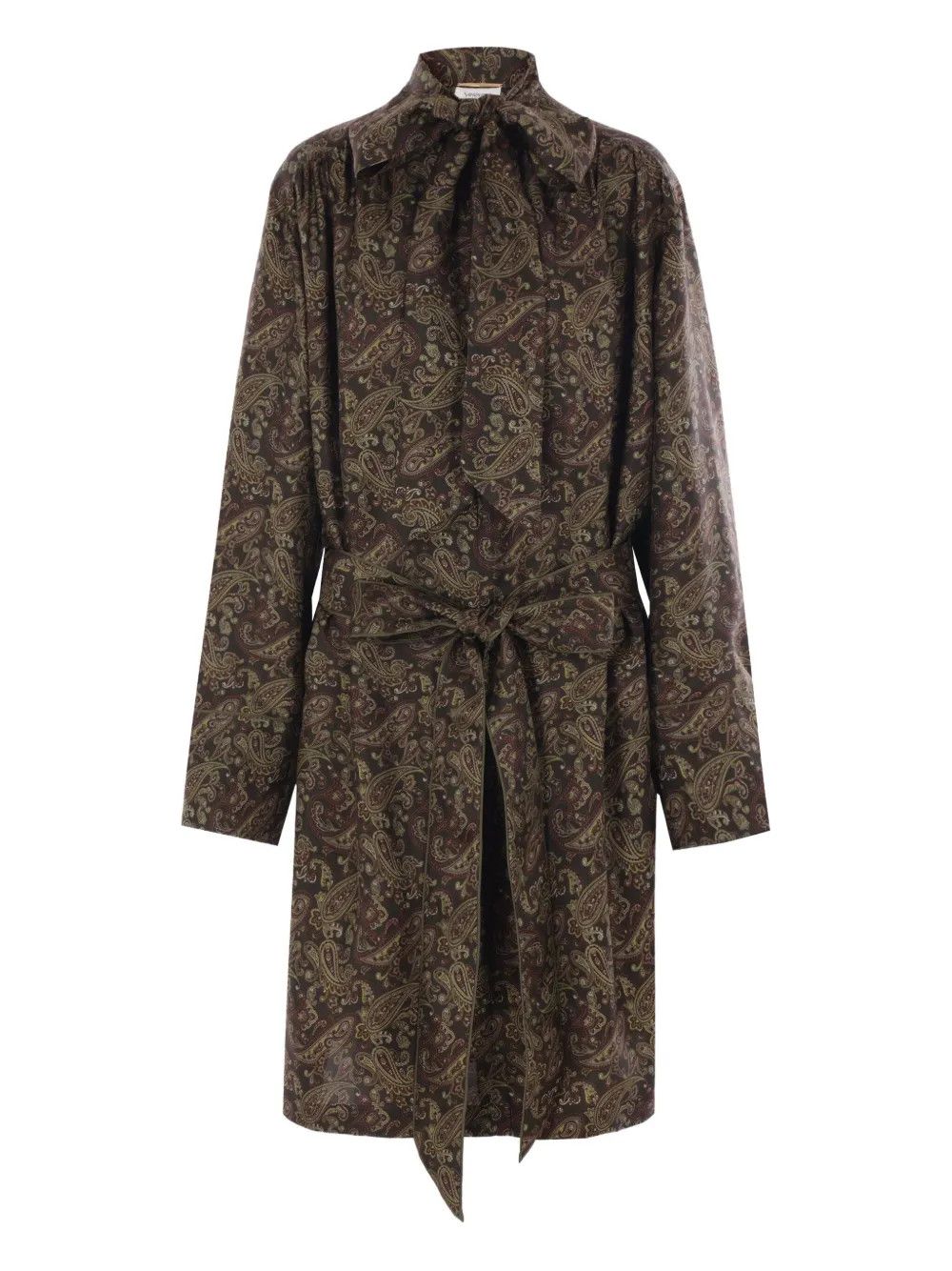 Saint Laurent Paris o1y0126 Midi Dress in Multicolor Size M / US 6-8 / IT 42-44 - 1 Thumbnail