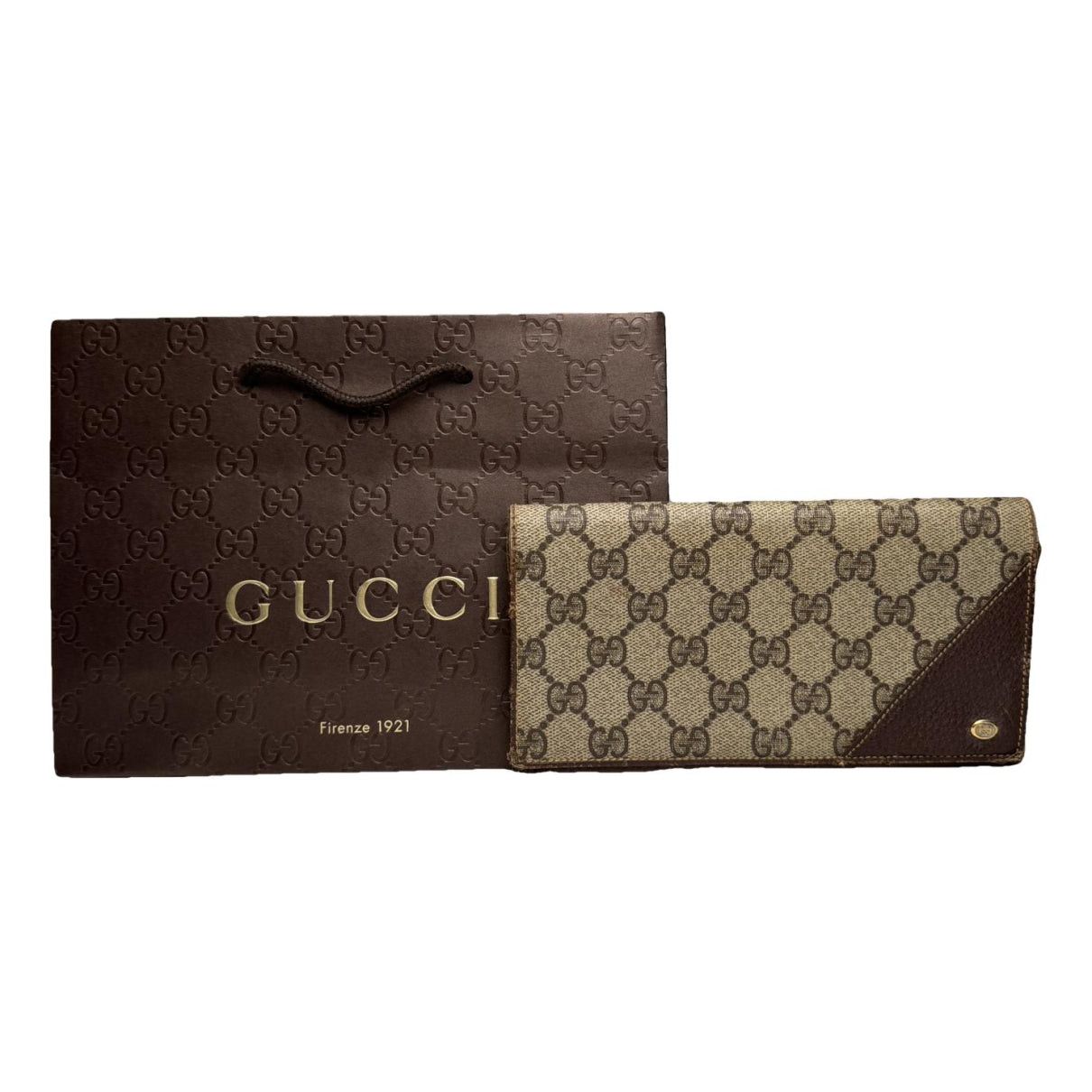 Gucci Neo Vintage Grey Leather Purse Size ONE SIZE - 1 Thumbnail