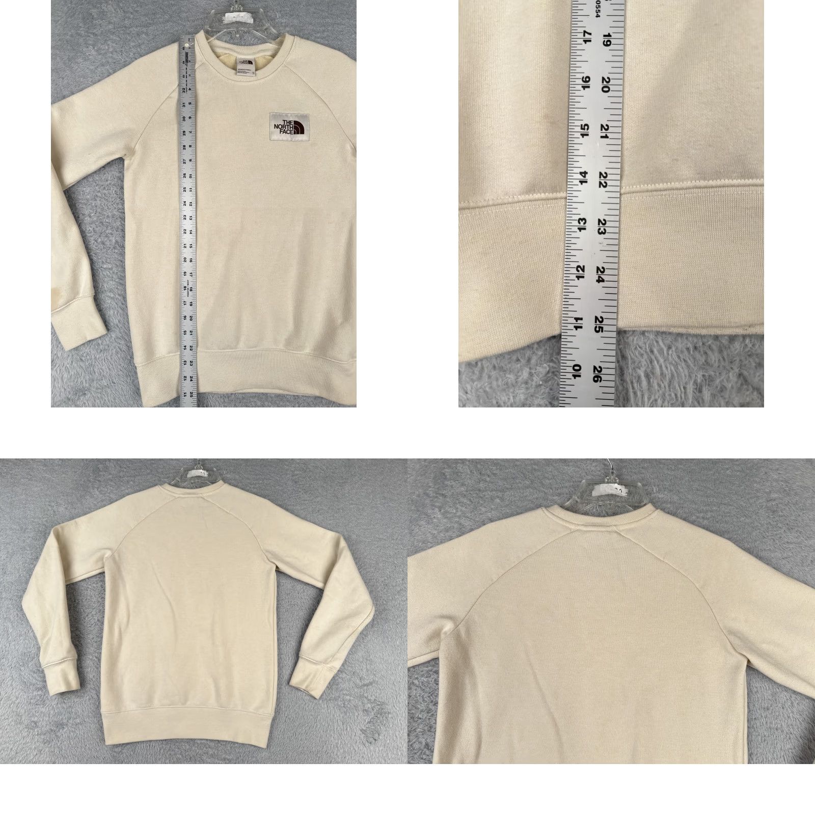 The North Face The North Face Sweatshirt Mens XS Ivory Crew Neck Polyester Jersey Fabric Size XS / US 0-2 / IT 36-38 - 9 Thumbnail